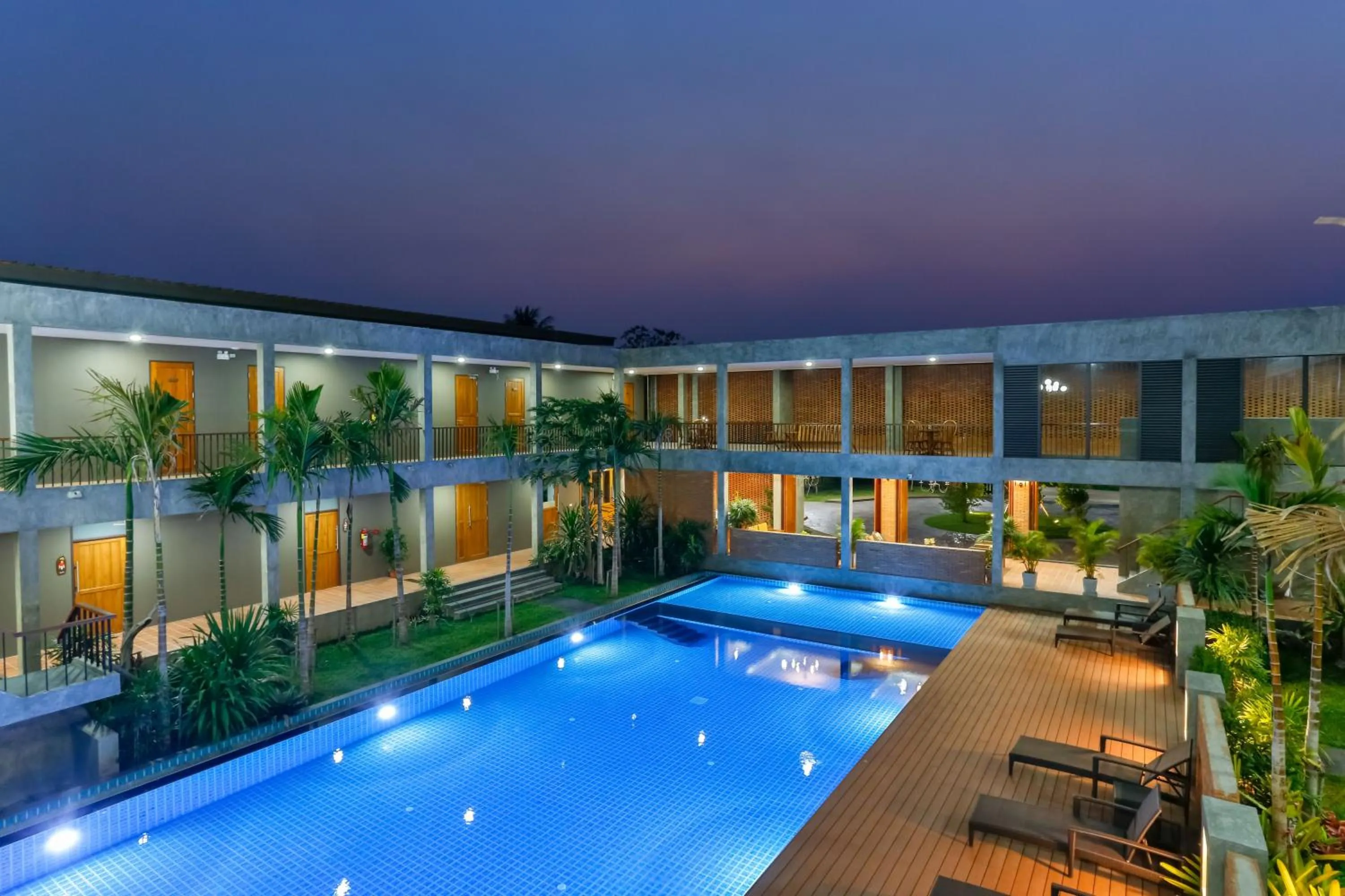 Pool view in Sansuntree