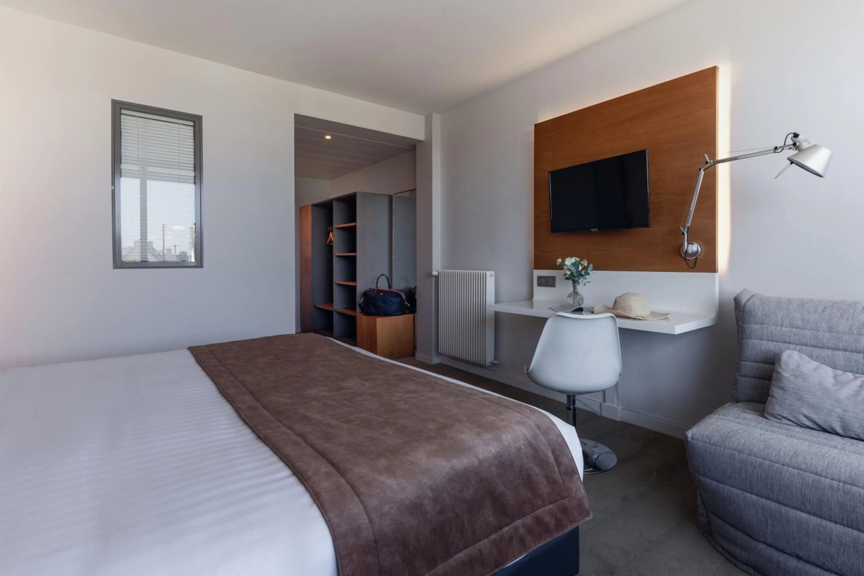 Photo of the whole room, Bed in BRIT HOTEL - RESTAURANT Saint-Brieuc Langueux