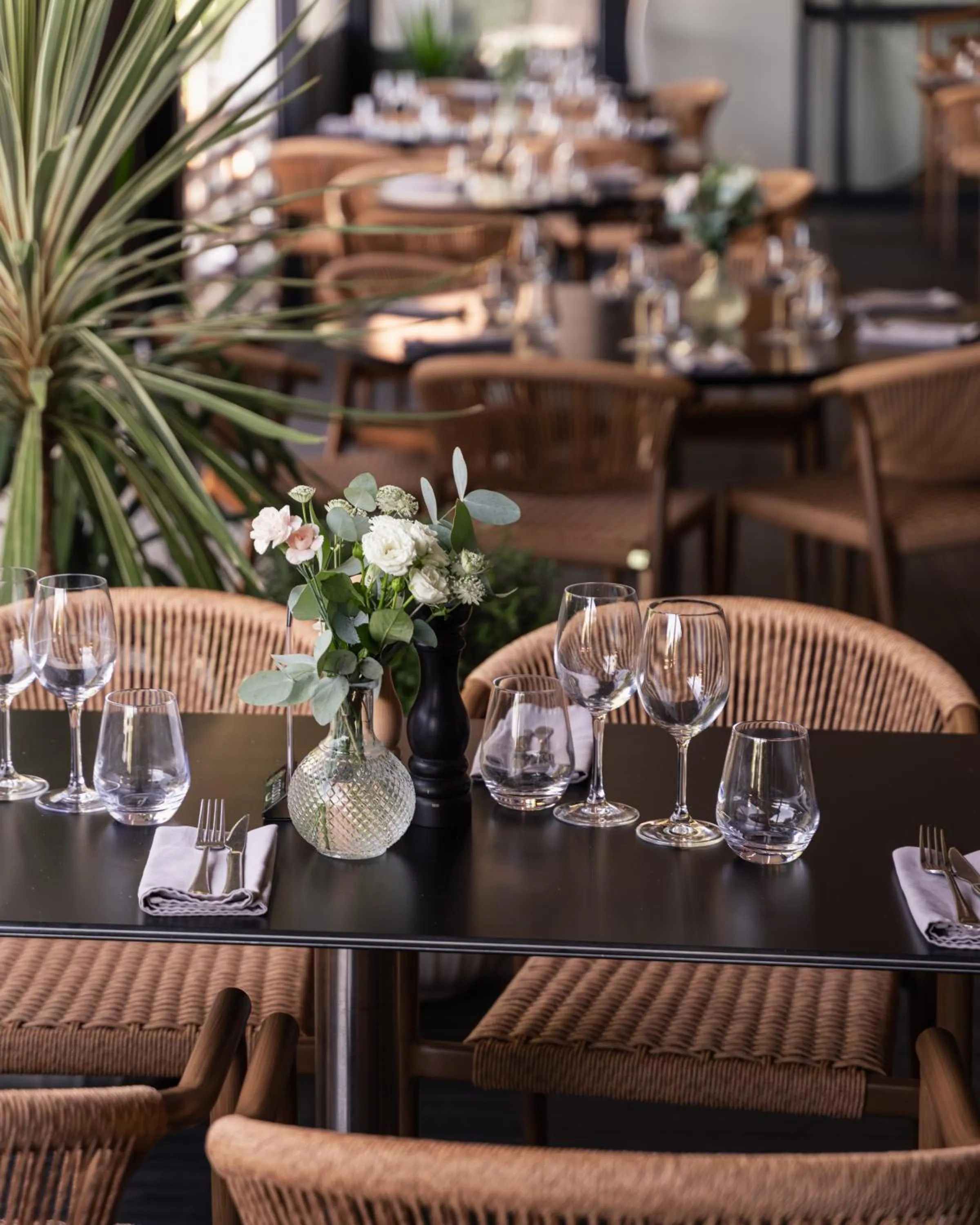 Patio in BRIT HOTEL - RESTAURANT Saint-Brieuc Langueux