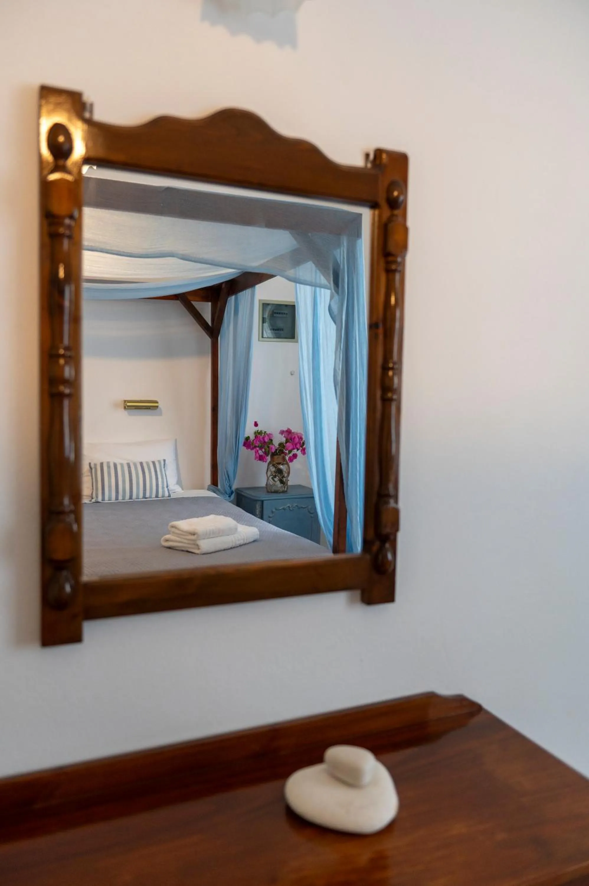 Bed in Irene Hotel Leros
