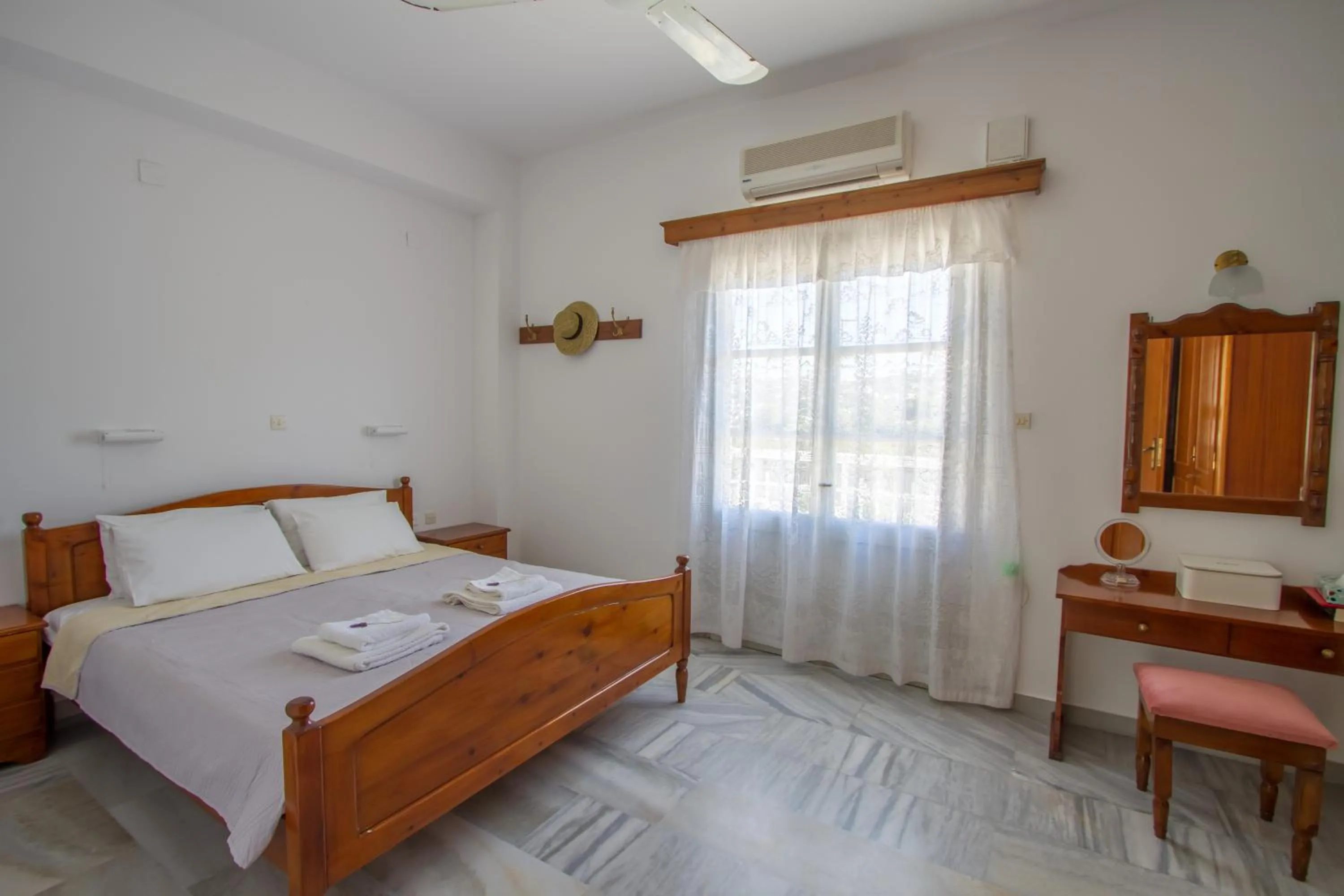 Photo of the whole room, Bed in Irene Hotel Leros
