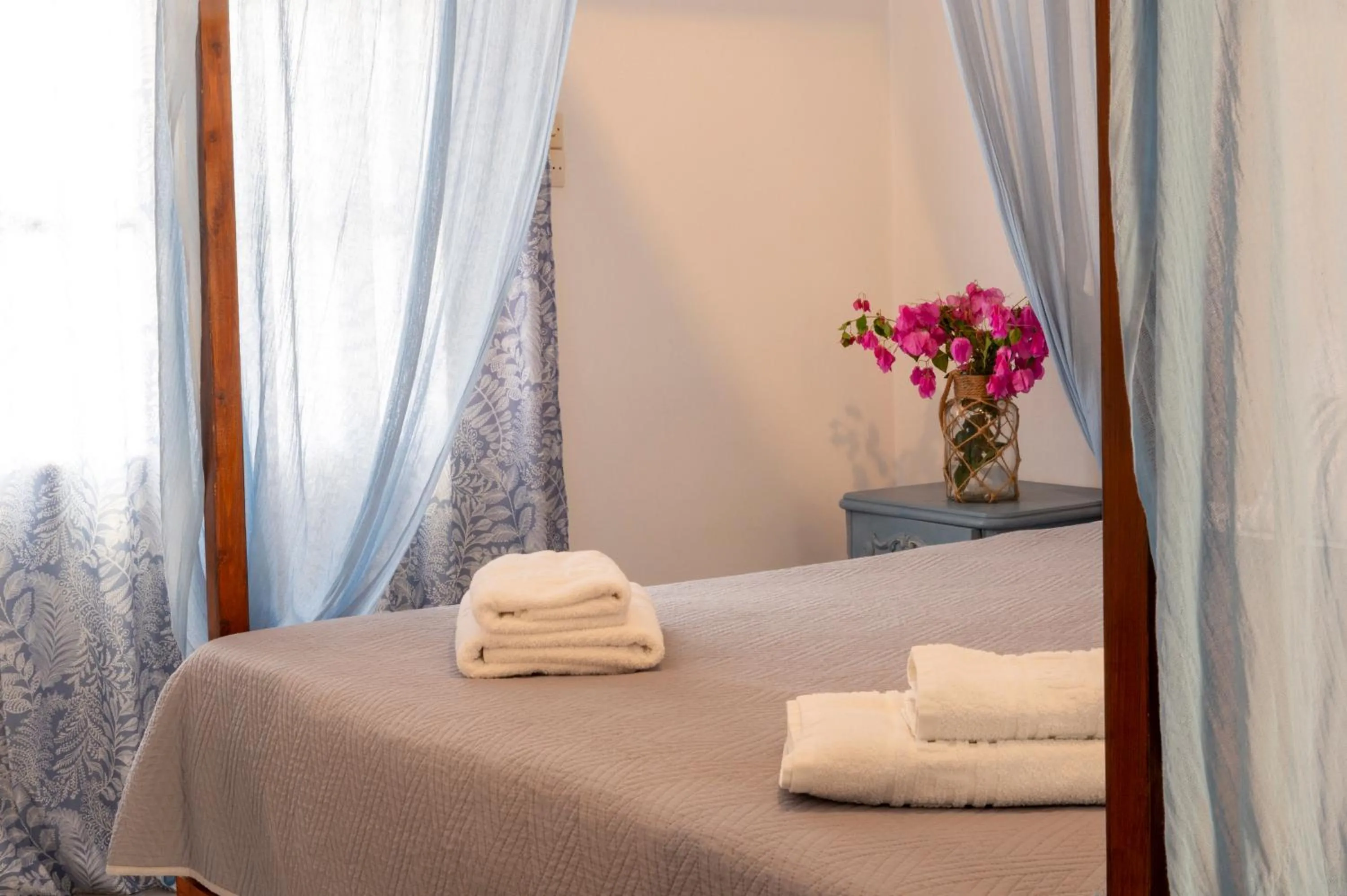 Bed in Irene Hotel Leros