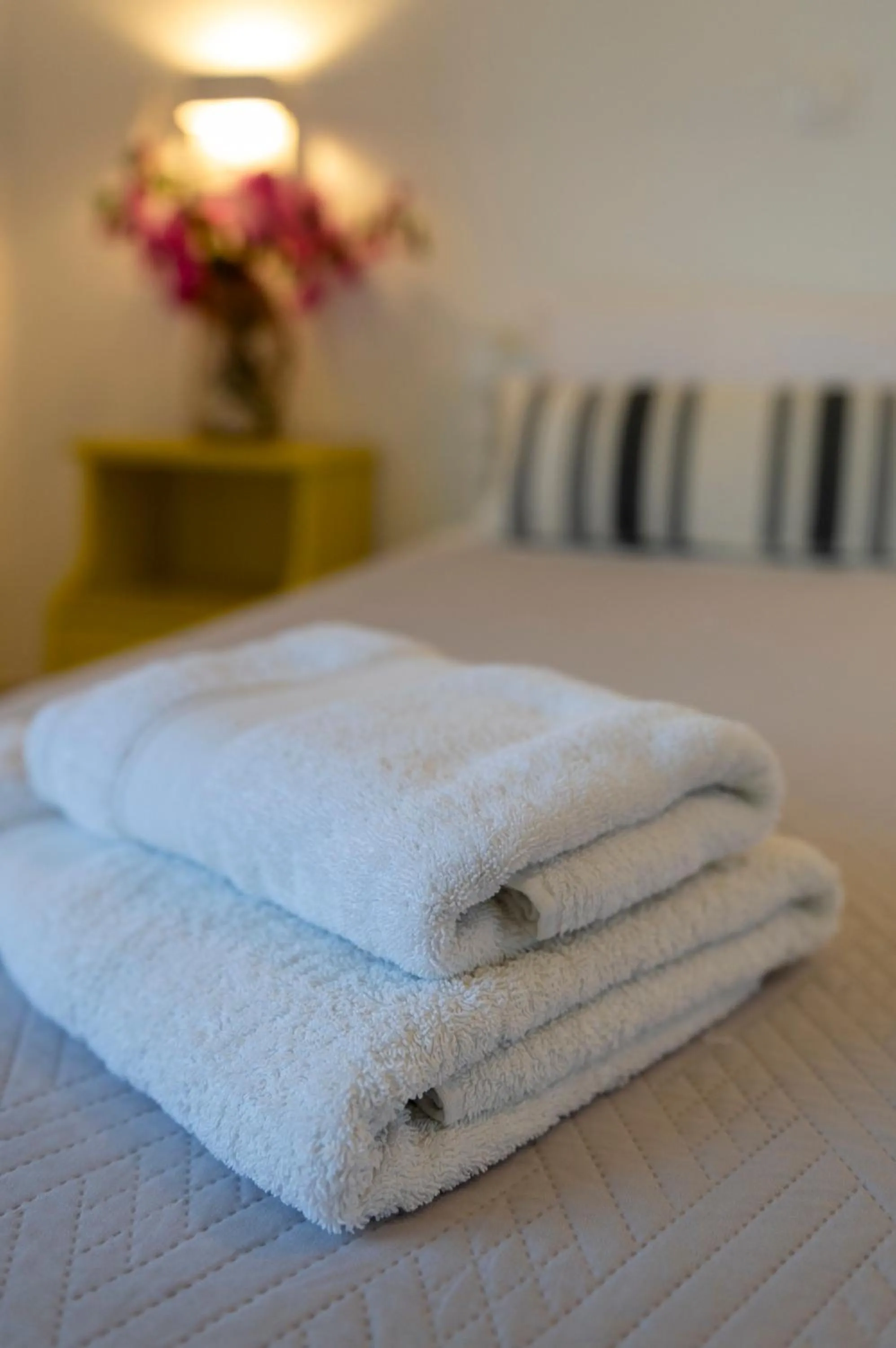 Bed in Irene Hotel Leros