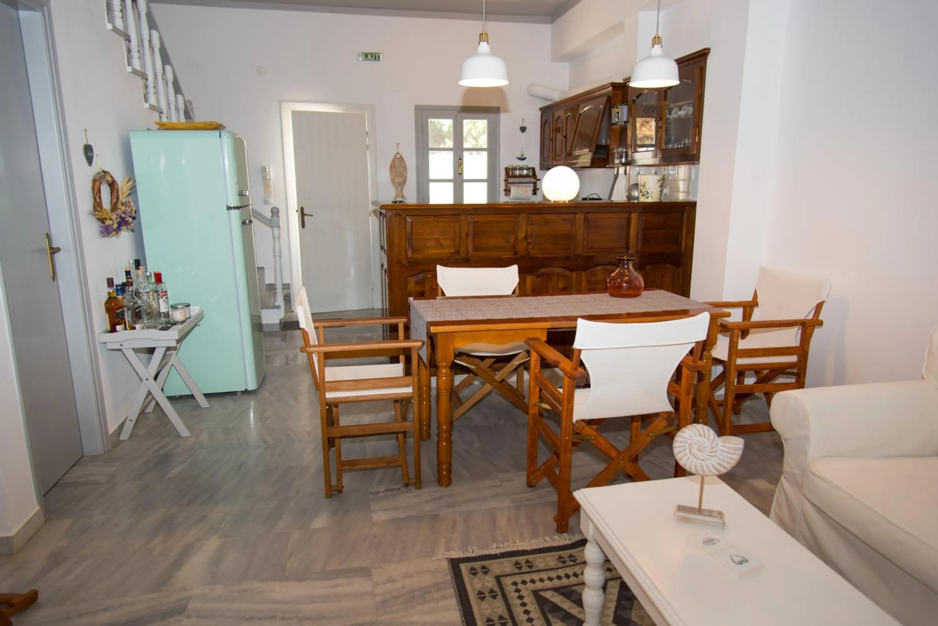 kitchen in Irene Hotel Leros