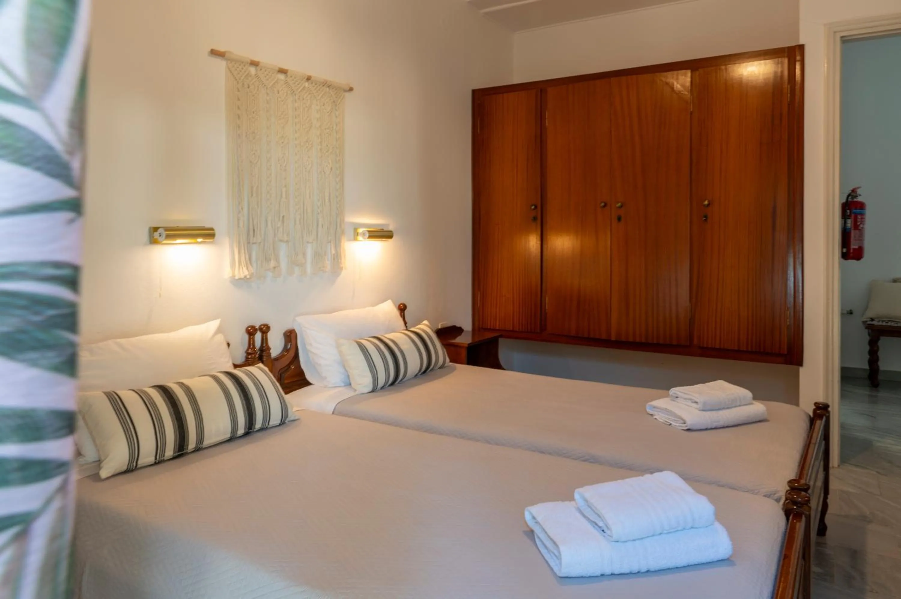 Bed in Irene Hotel Leros