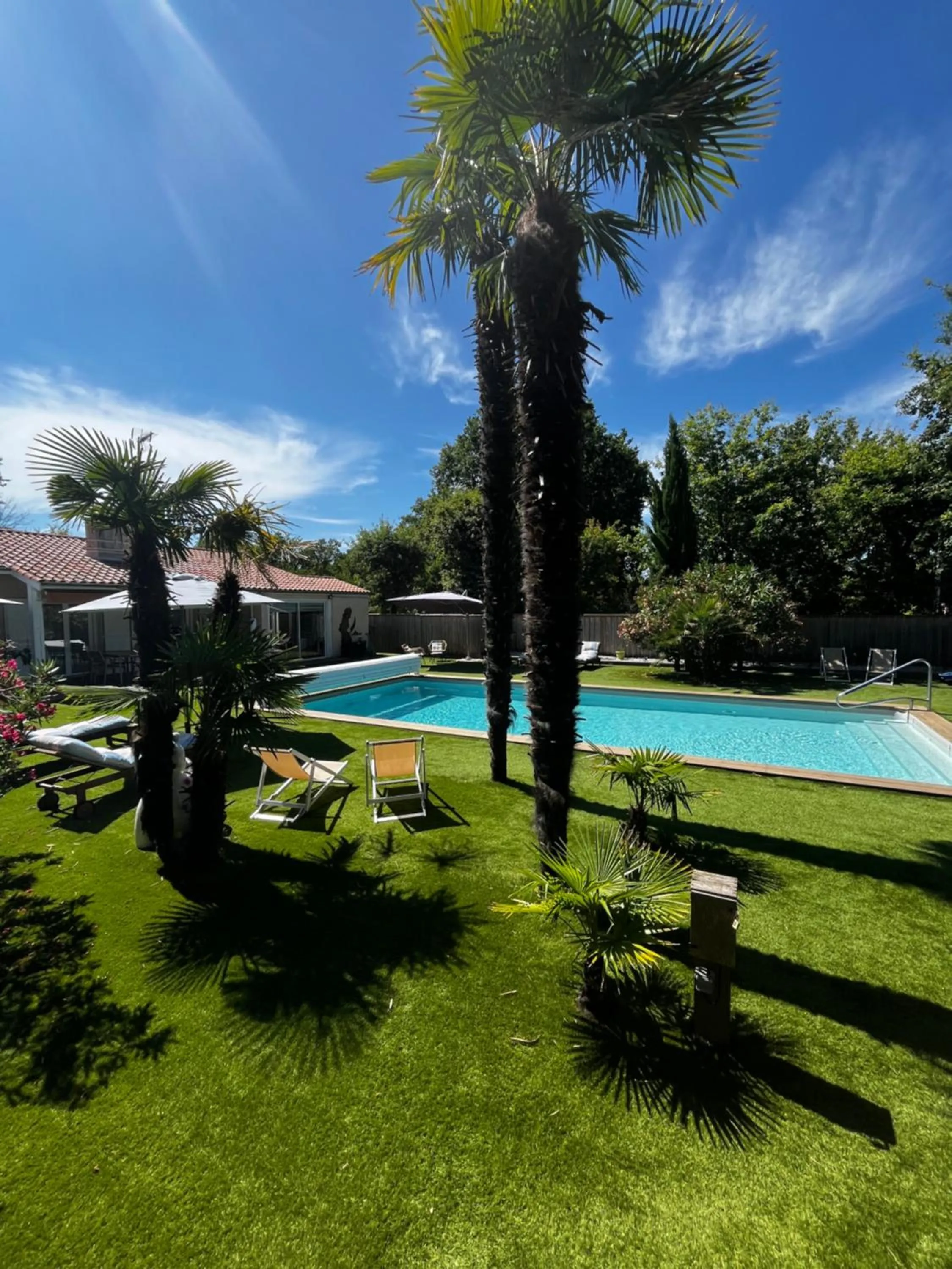 Garden in La Villa Herbert Maison d'hôtes à Andernos