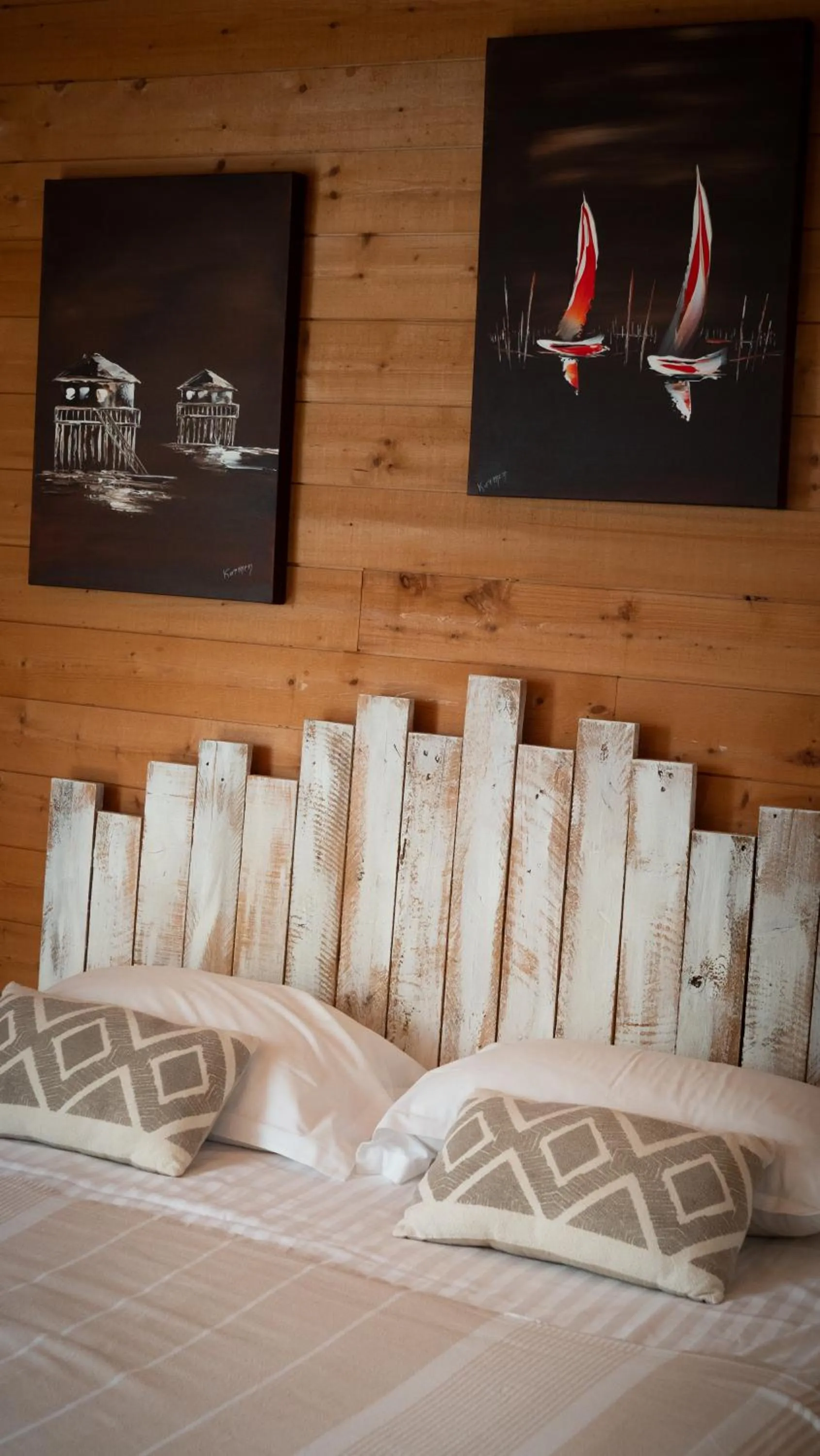 Bed in La Villa Herbert Maison d'hôtes à Andernos