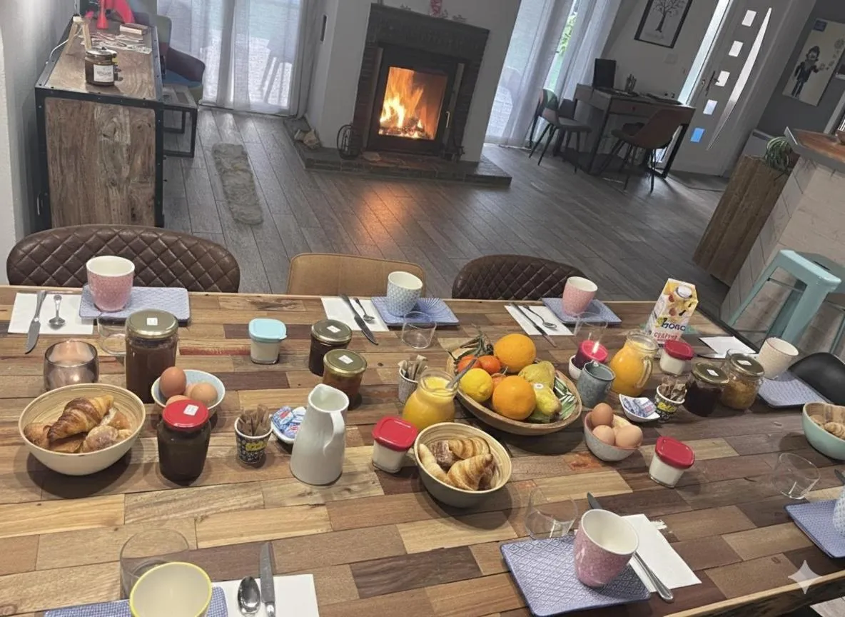 Breakfast in La Villa Herbert Maison d'hôtes à Andernos