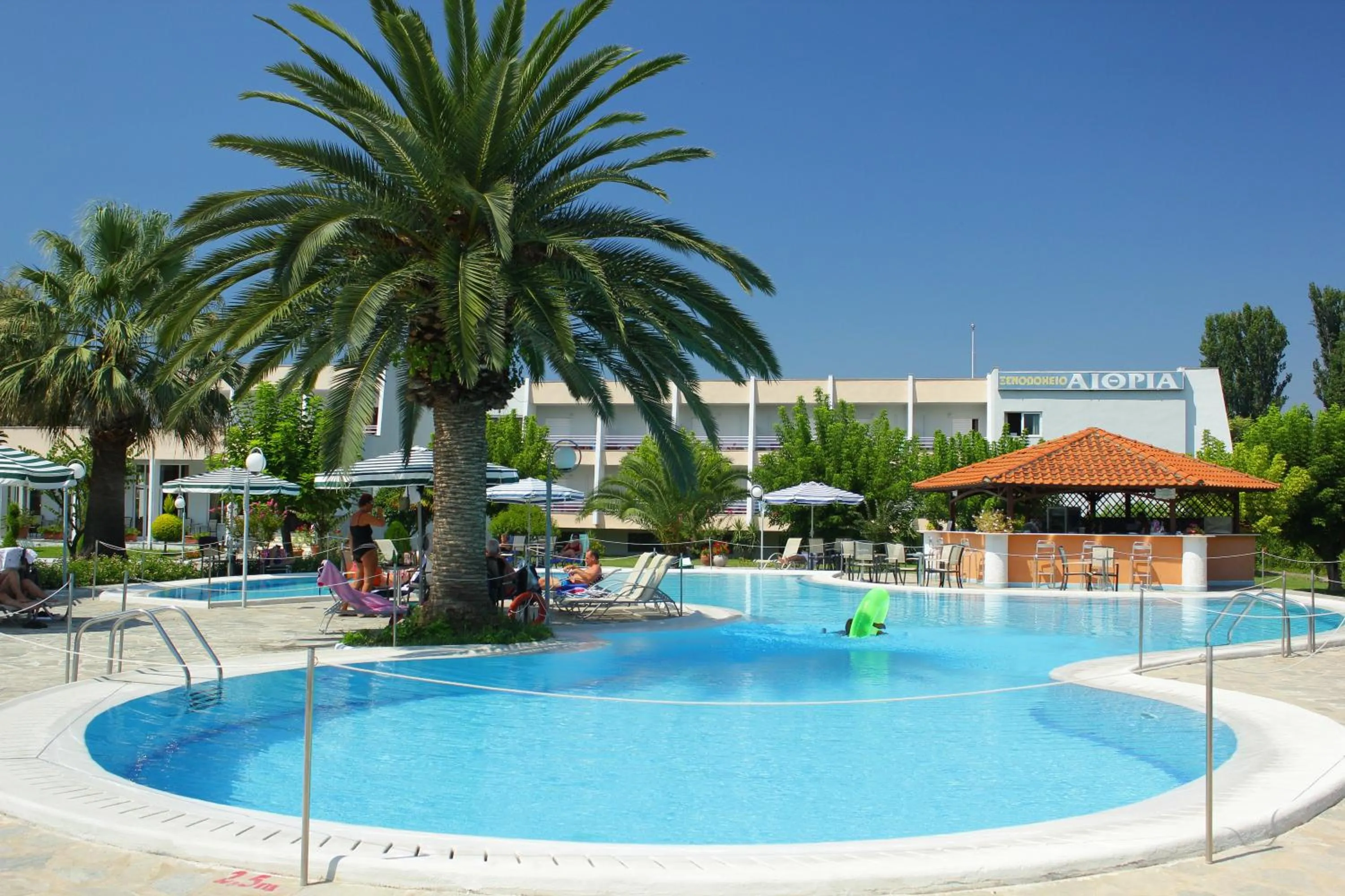 Swimming pool in Hotel Aethria
