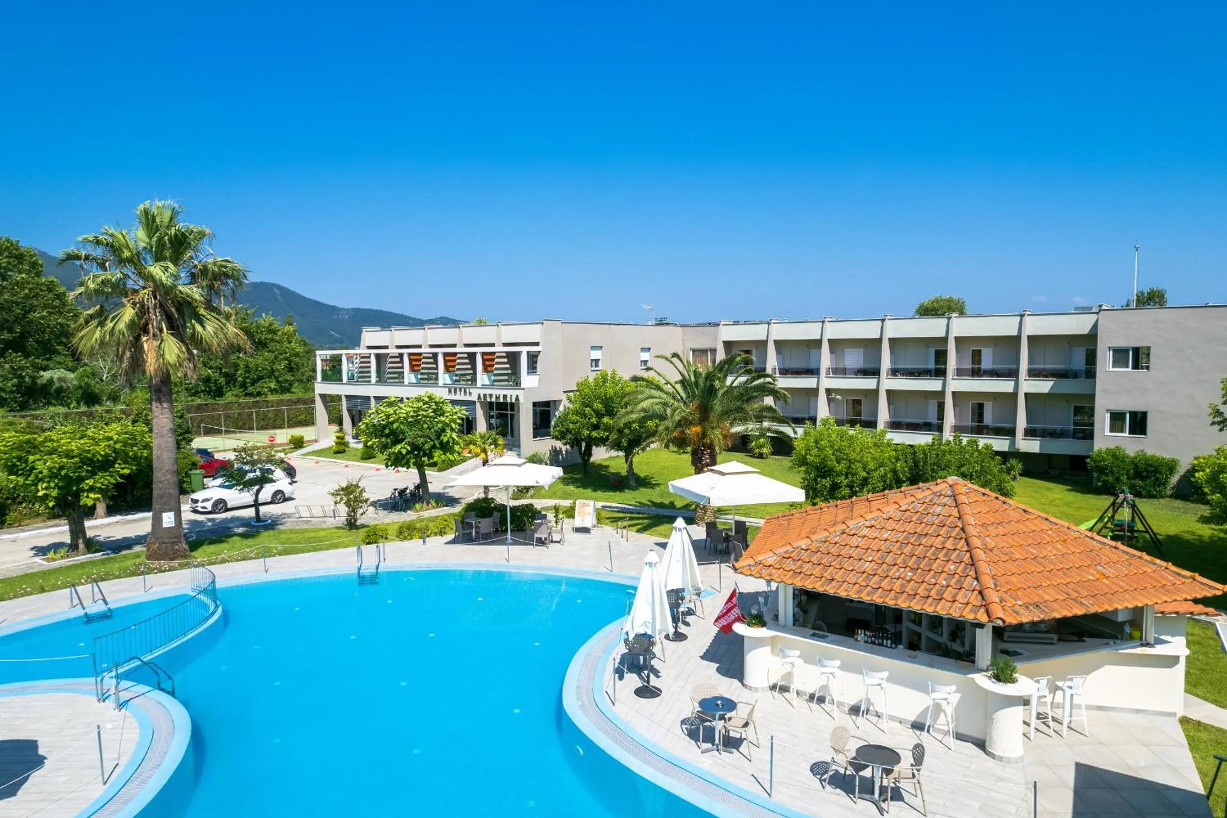 Swimming pool in Hotel Aethria