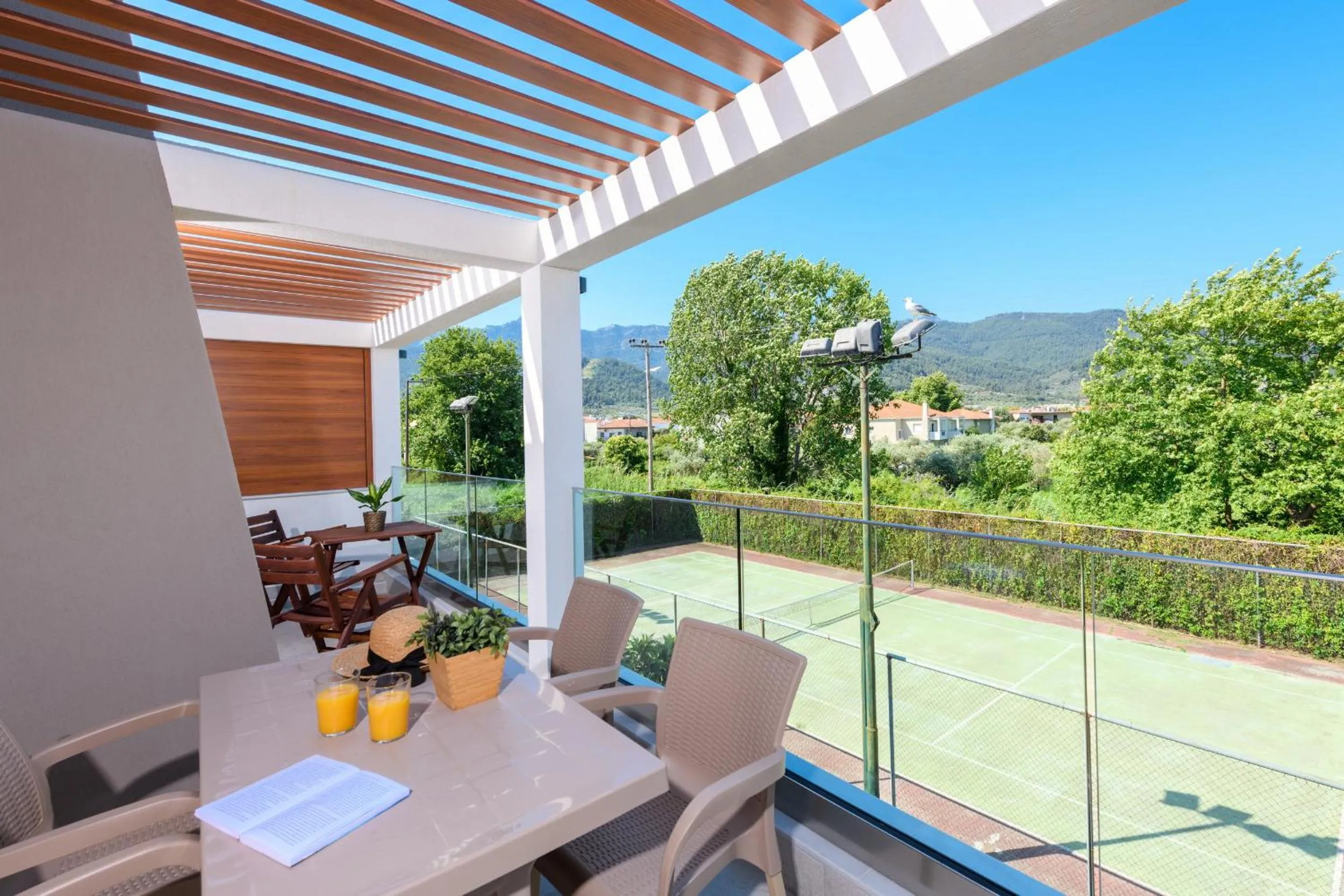 Balcony/Terrace in Hotel Aethria