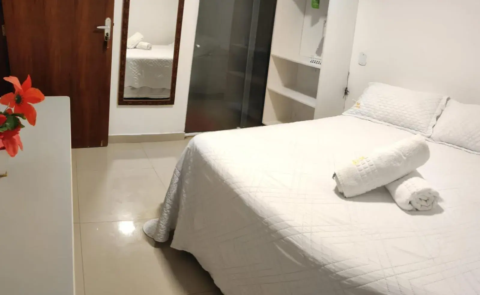 Bed in Cabanos Suites Bed in Cabanos Suites