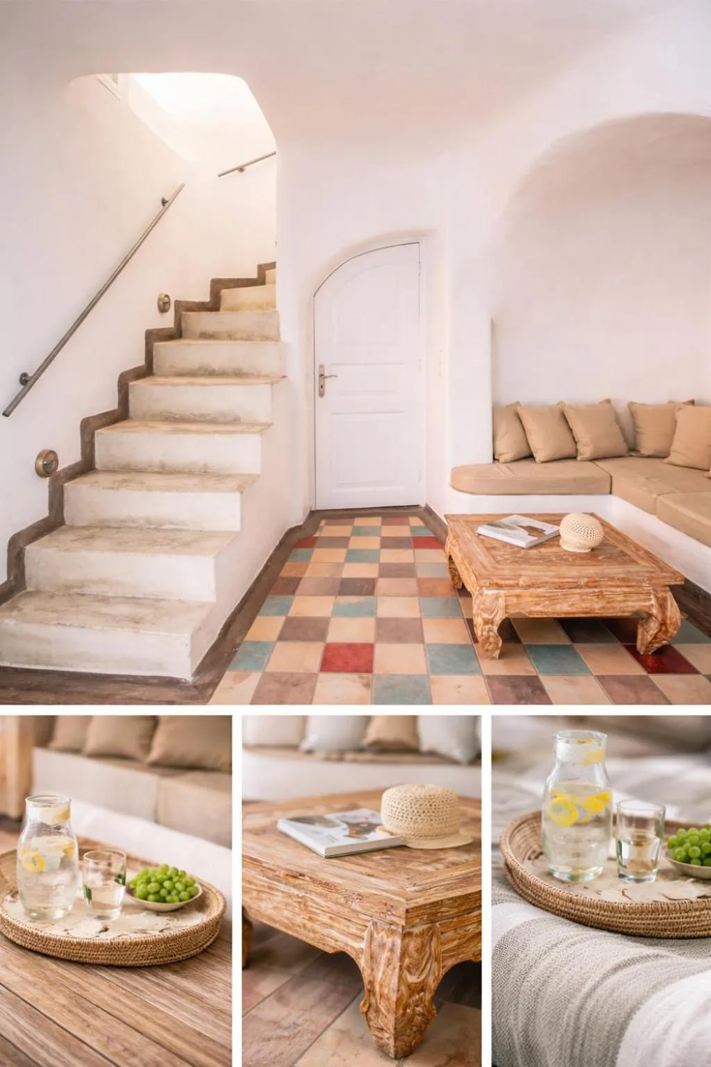 Living room in Ikastikies Suites