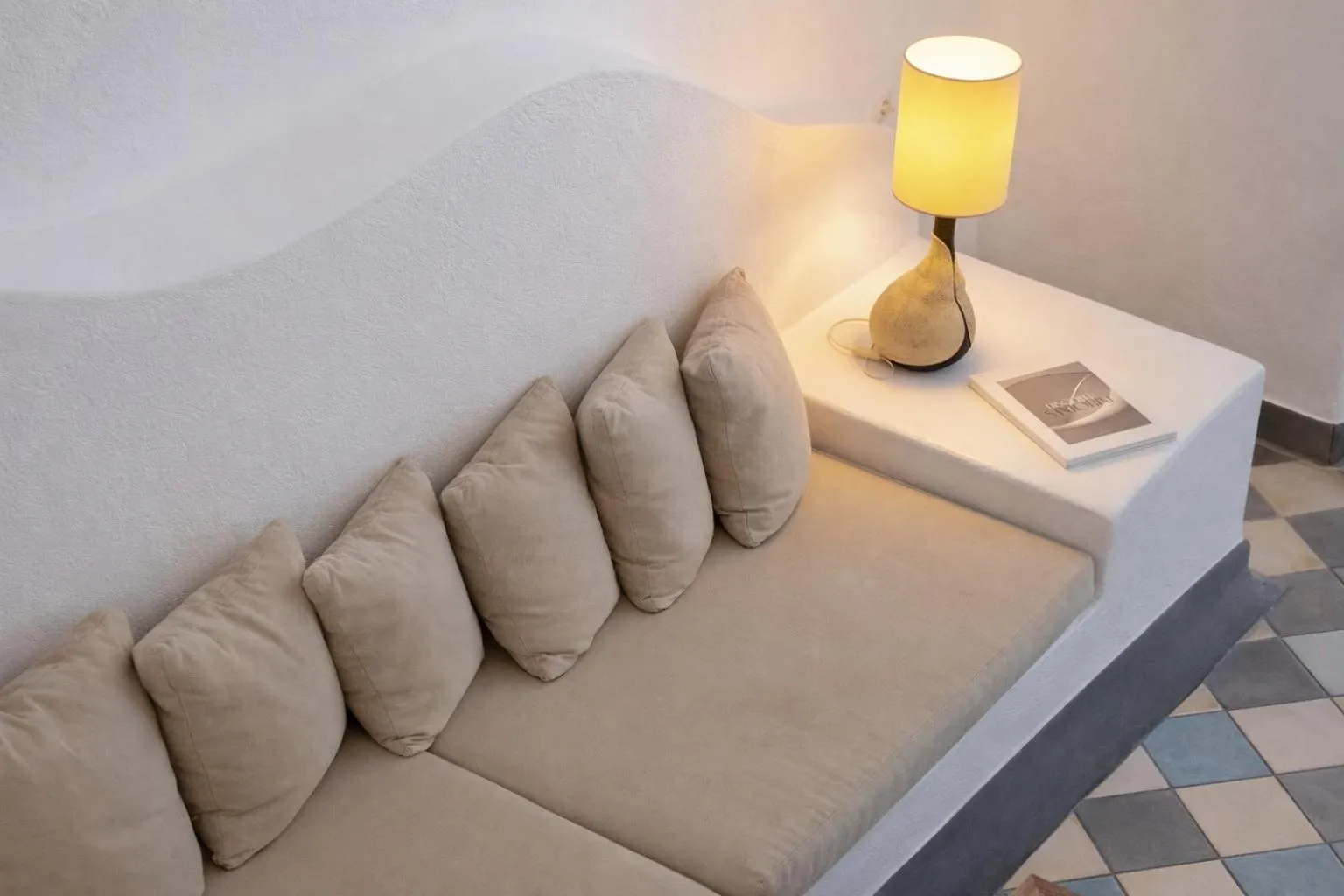 Living room in Ikastikies Suites