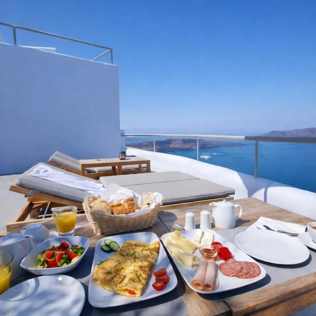 Breakfast in Ikastikies Suites