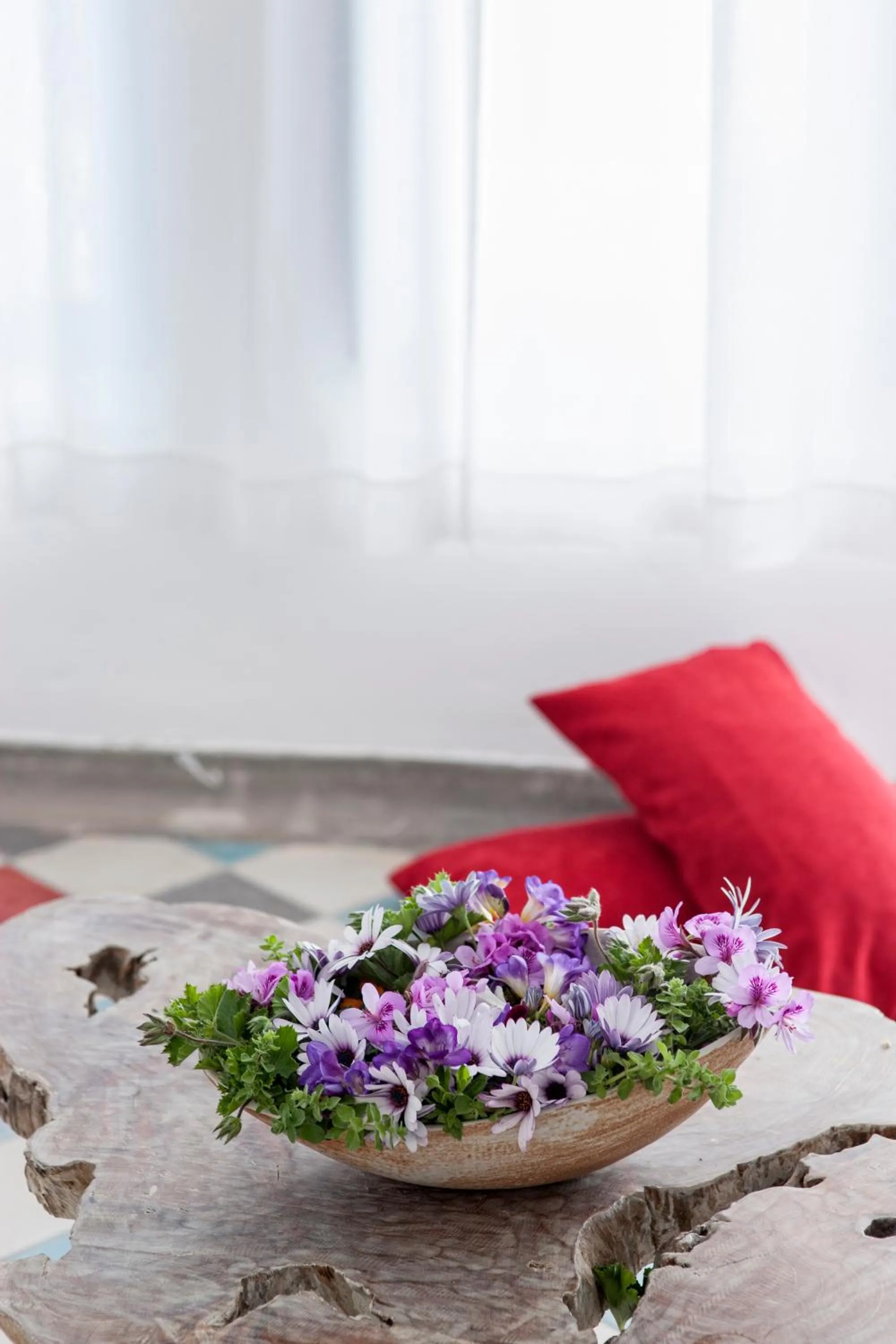 Decorative detail in Ikastikies Suites