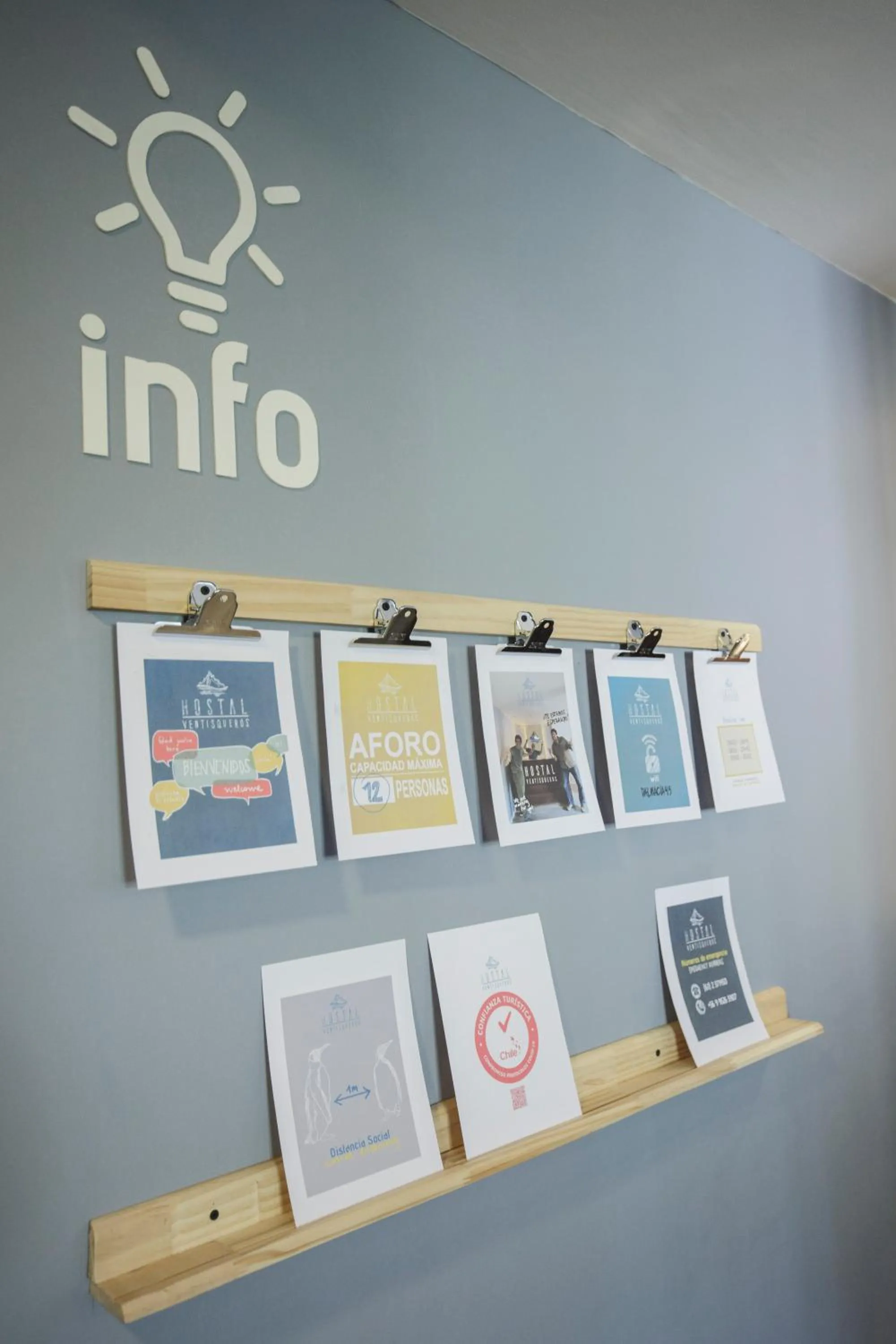 Decorative detail in Hostal Ventisqueros