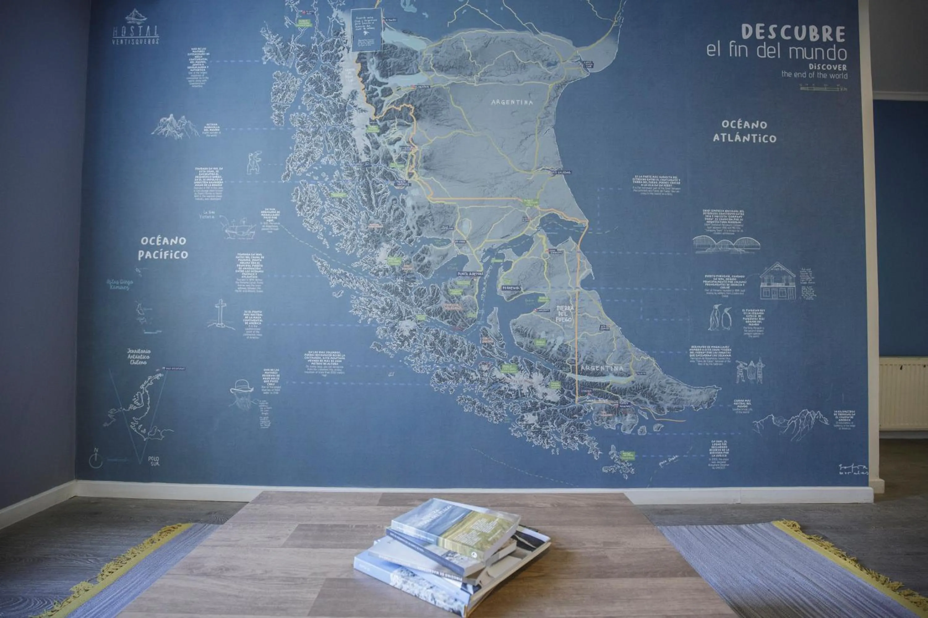 Decorative detail in Hostal Ventisqueros