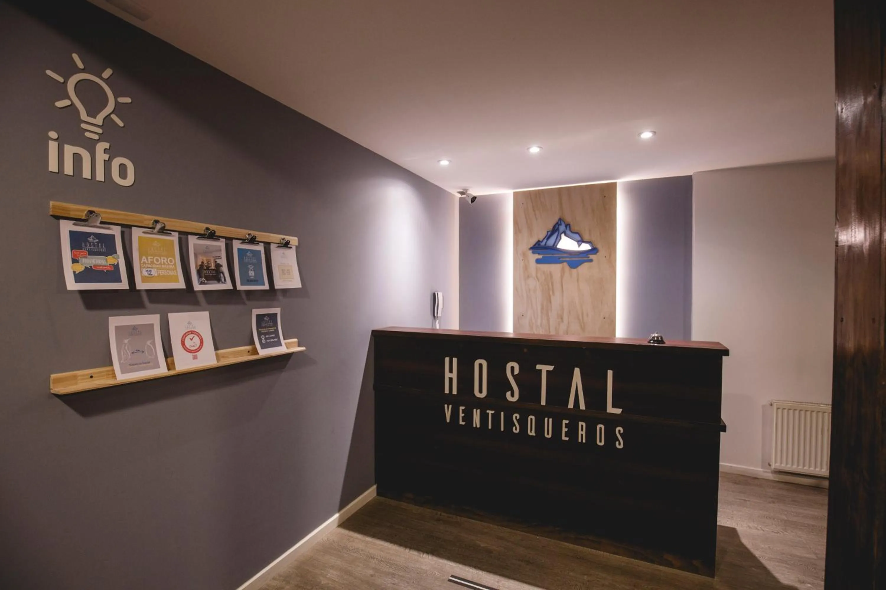 Lobby or reception in Hostal Ventisqueros