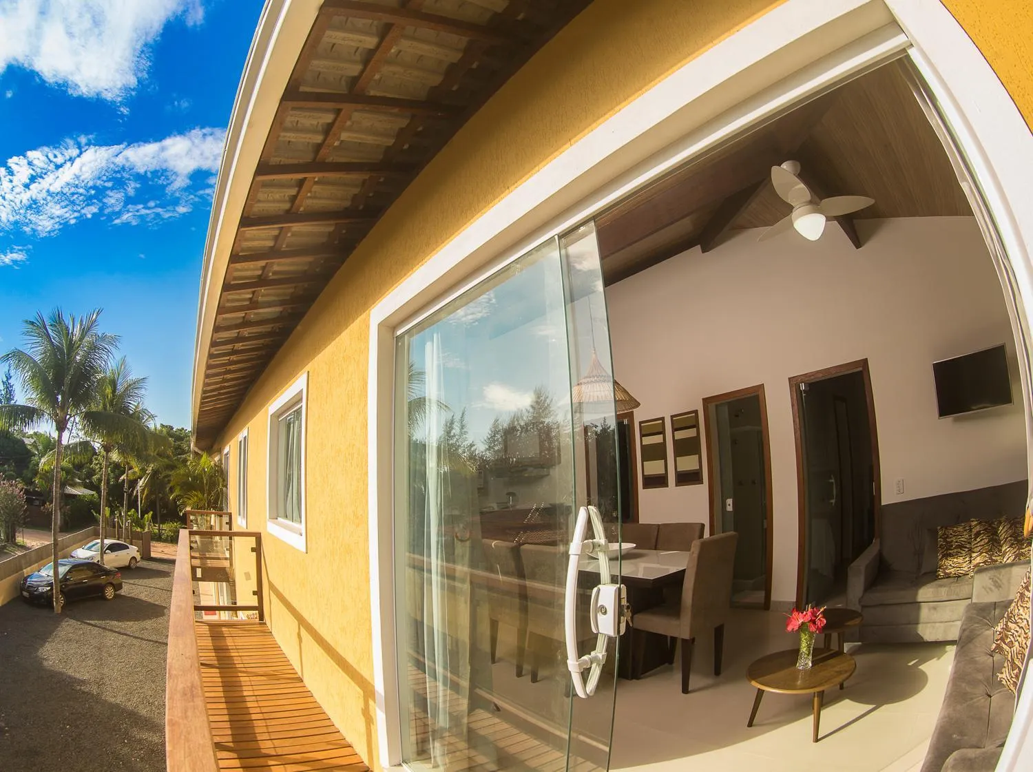 Balcony/Terrace in Pousada Ravenalas - Apartamentos e Flats
