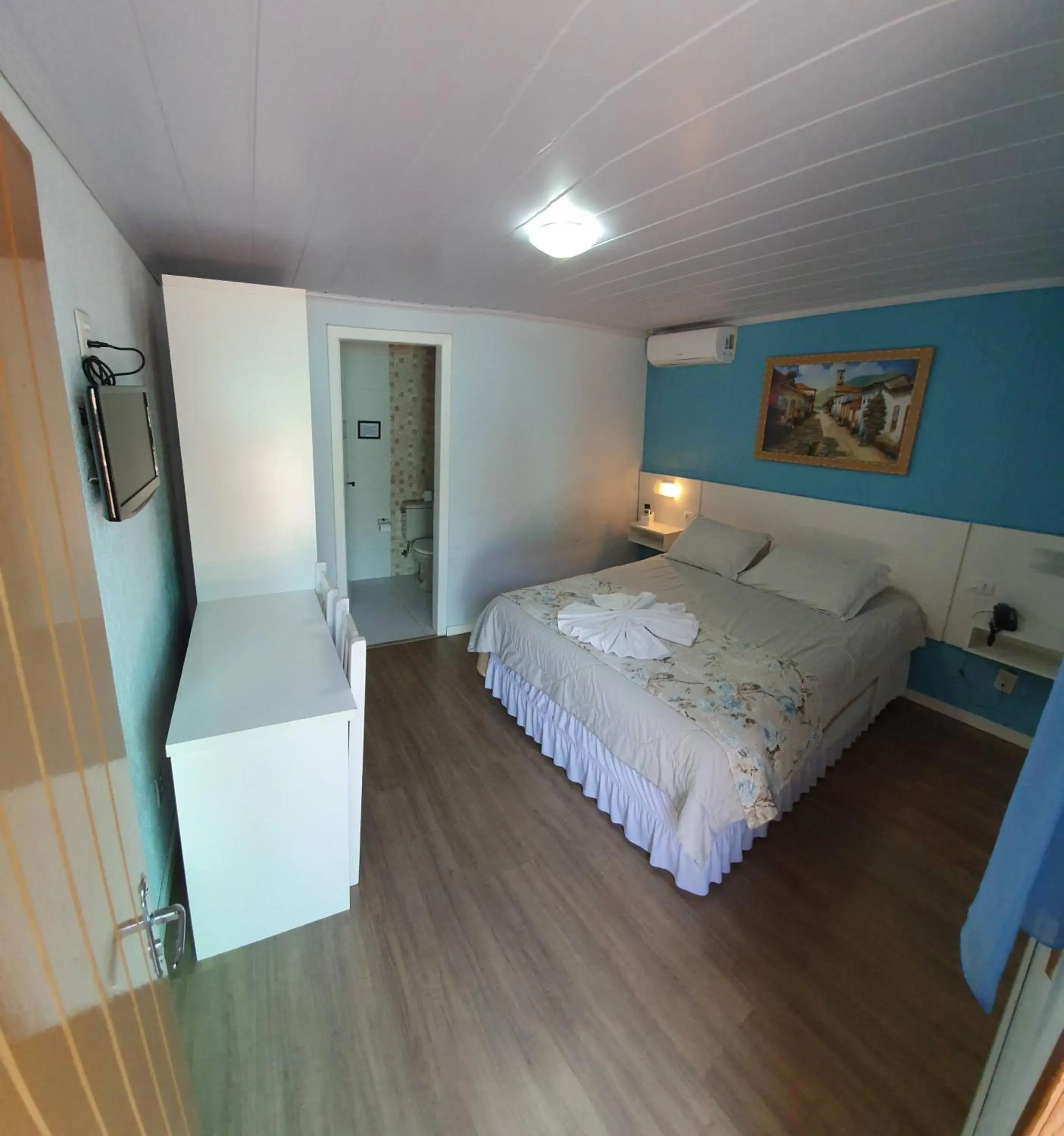 Bed in Hotel Pousada Cabana da Mata Bed in Hotel Pousada Cabana da Mata