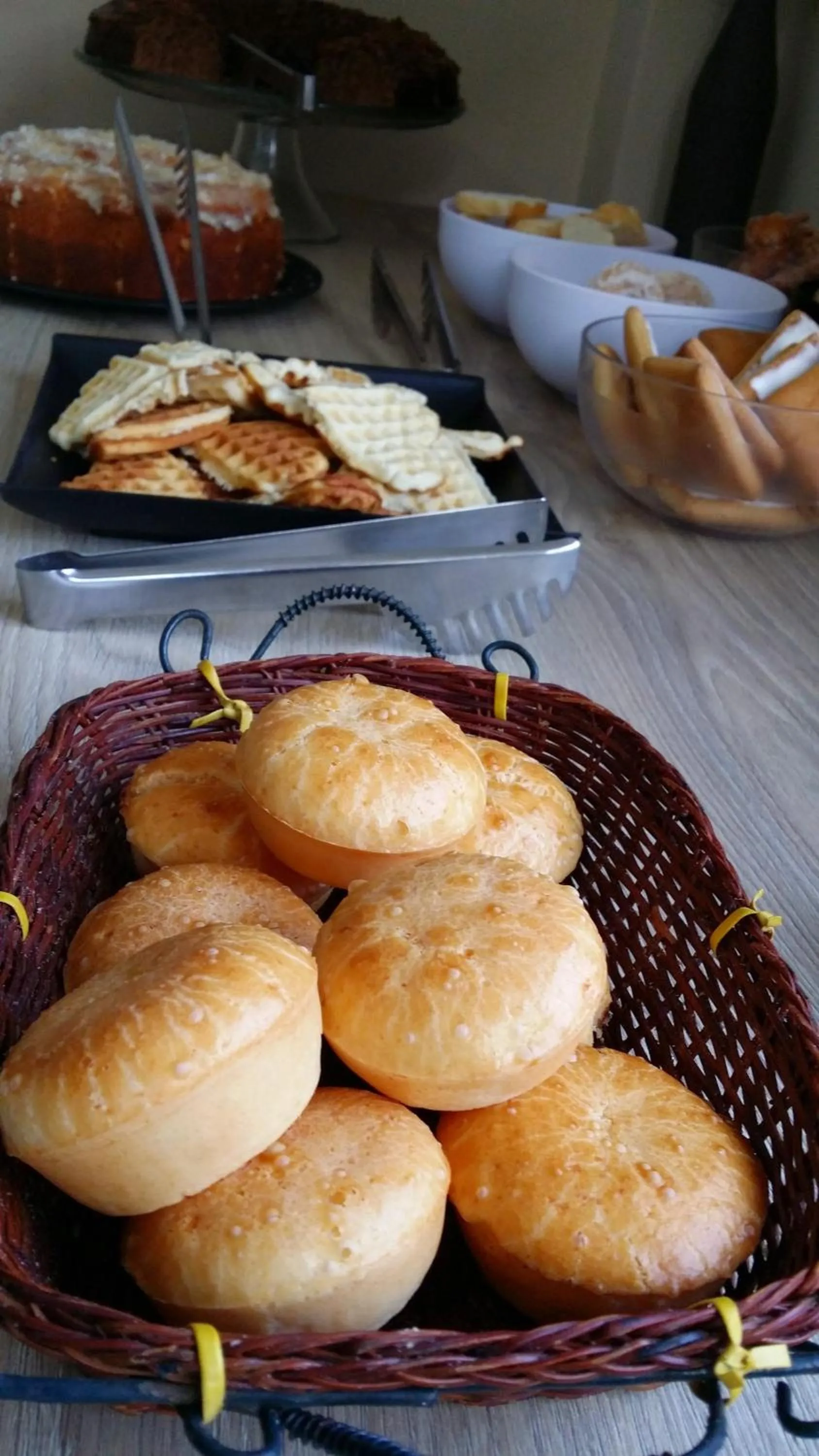 Buffet breakfast in Hotel Pousada Cabana da Mata