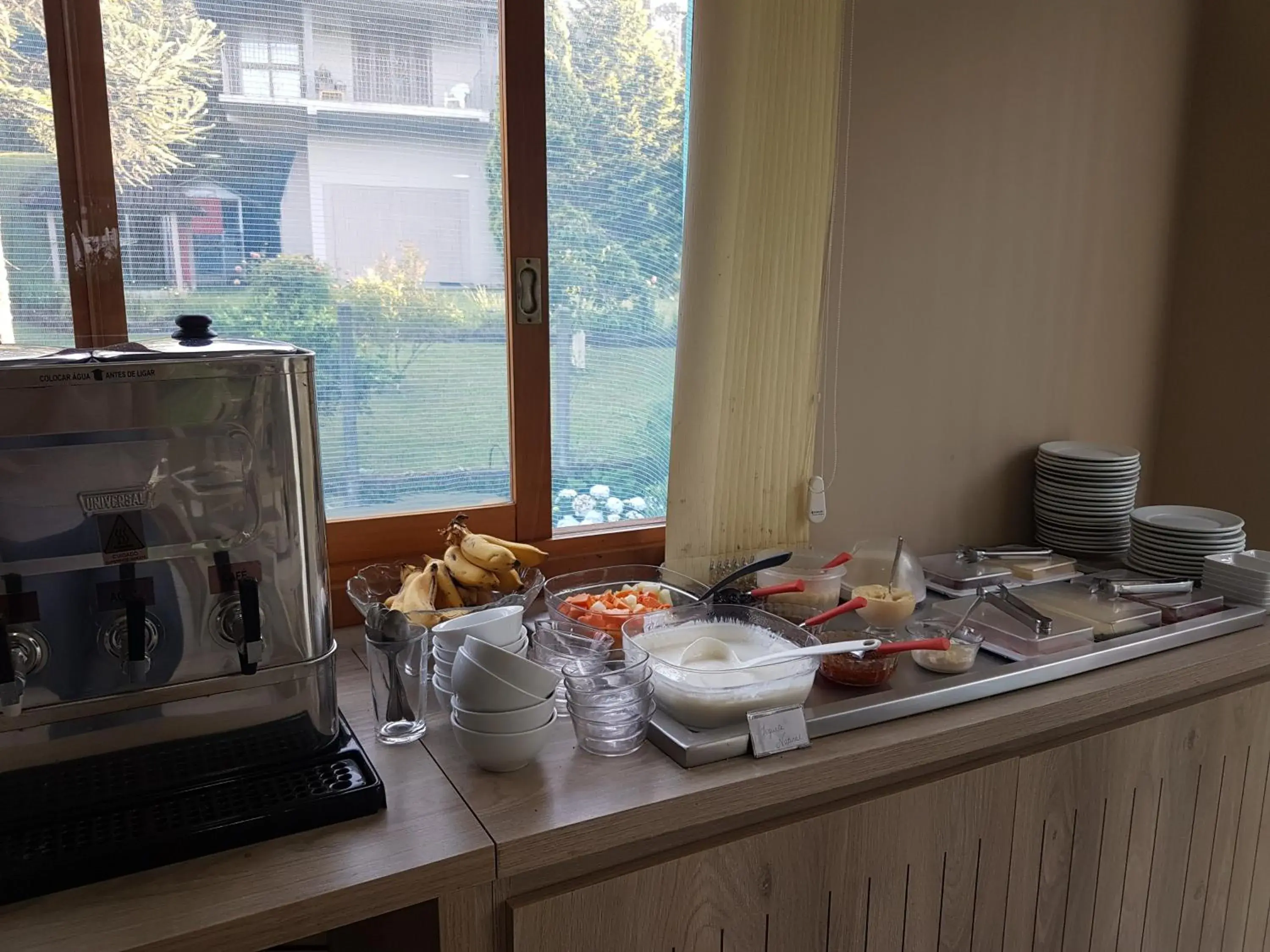 Buffet breakfast in Hotel Pousada Cabana da Mata Buffet breakfast in Hotel Pousada Cabana da Mata