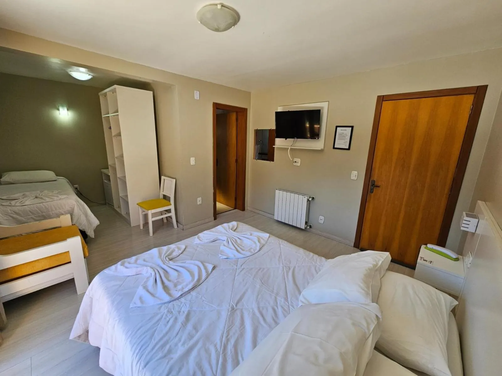 View (from property/room), Bed in Hotel Pousada Cabana da Mata