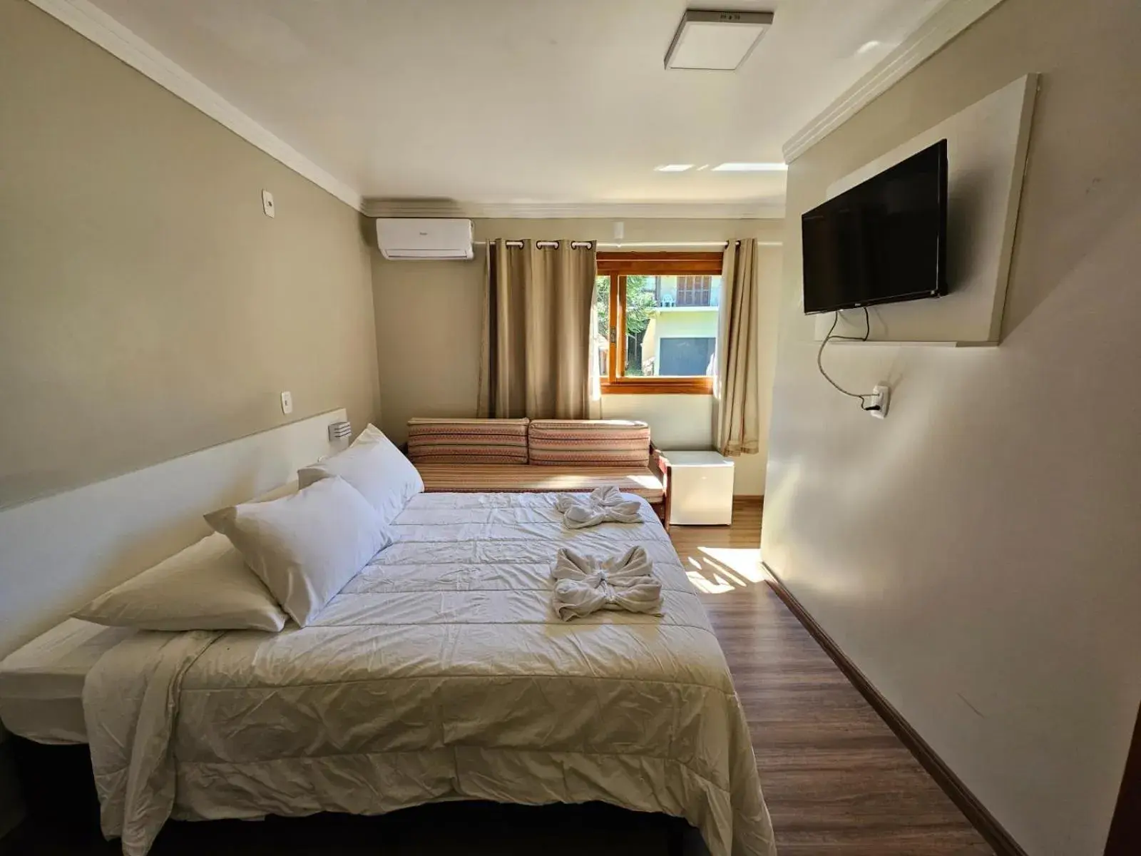 Bed in Hotel Pousada Cabana da Mata Bed in Hotel Pousada Cabana da Mata