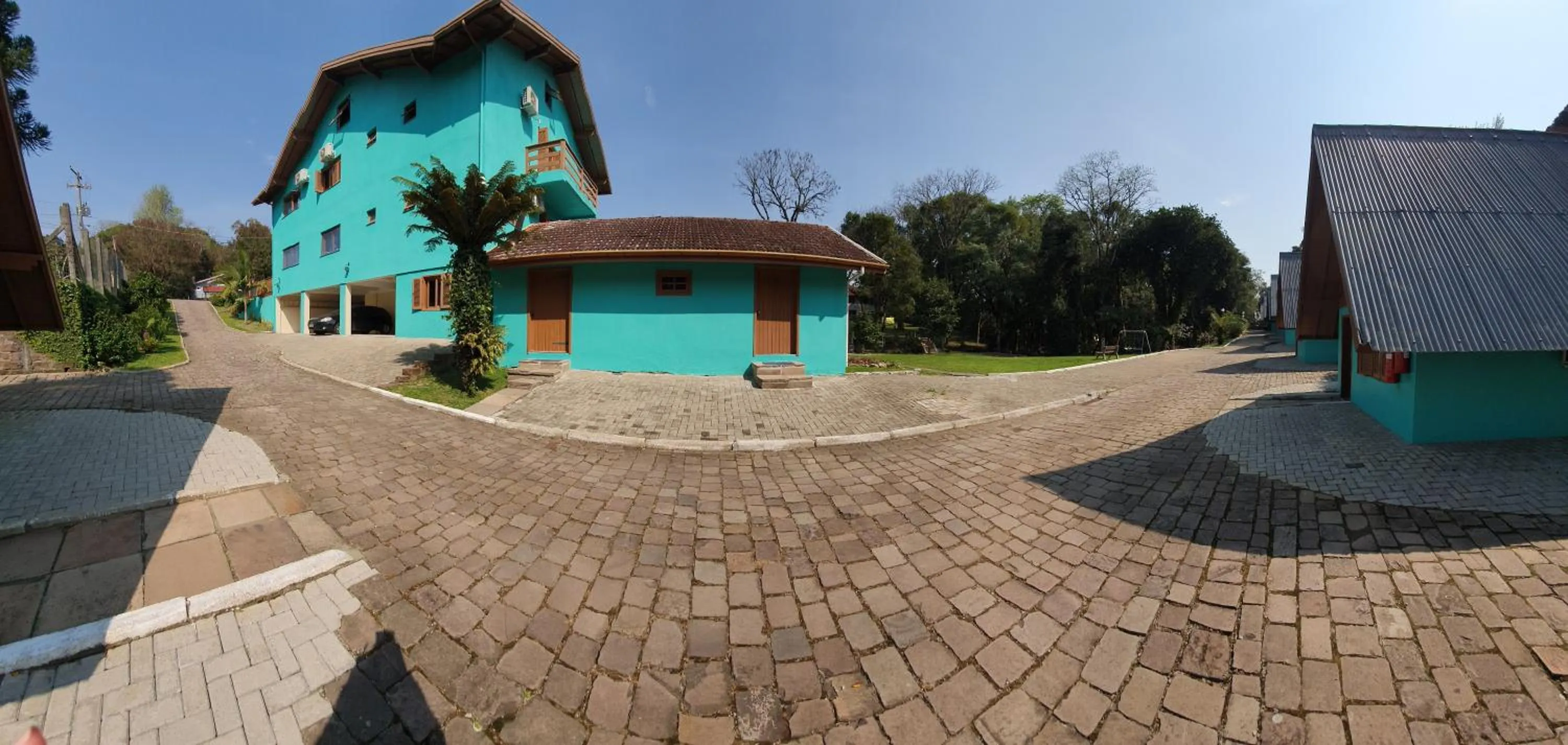 Property building in Hotel Pousada Cabana da Mata