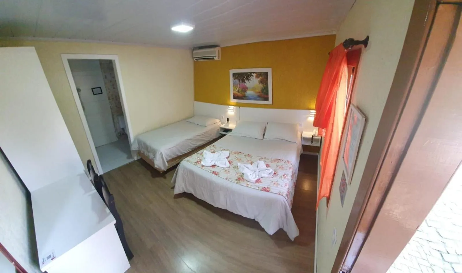 Bedroom, Bed in Hotel Pousada Cabana da Mata