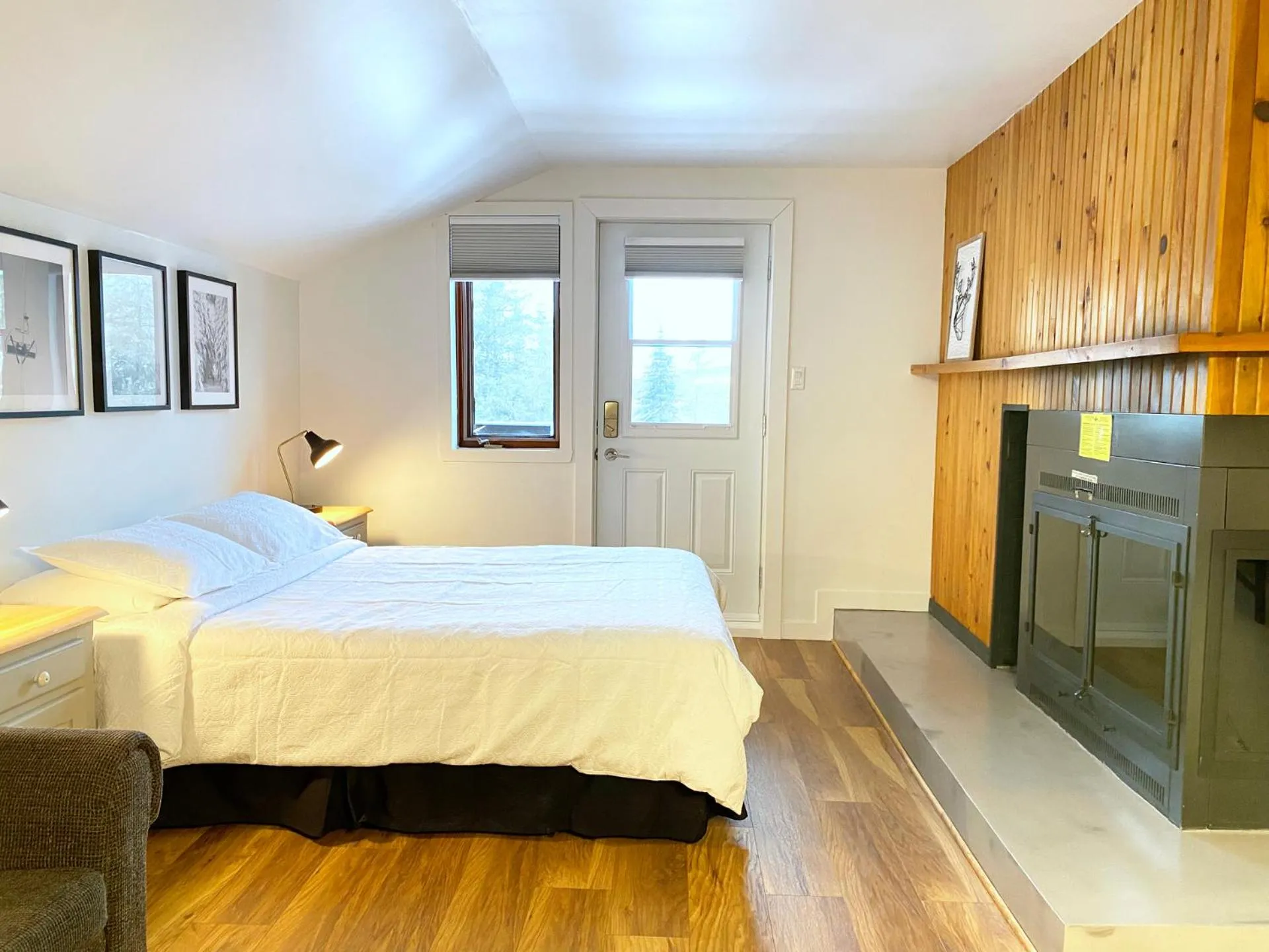 Bed in Chalets Montmorency Mont-Sainte-Anne