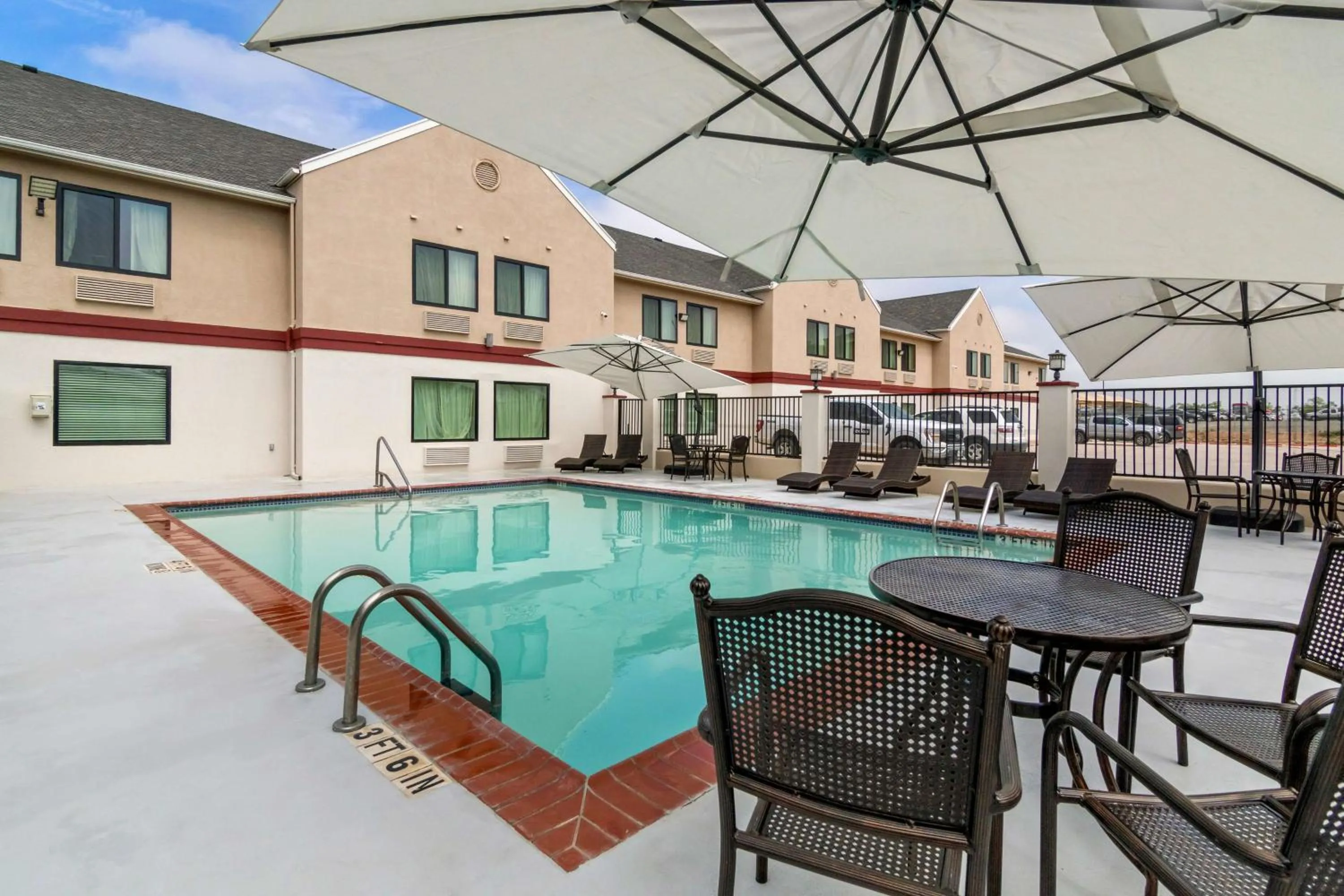 Pool view in Best Western Abilene Inn & Suites