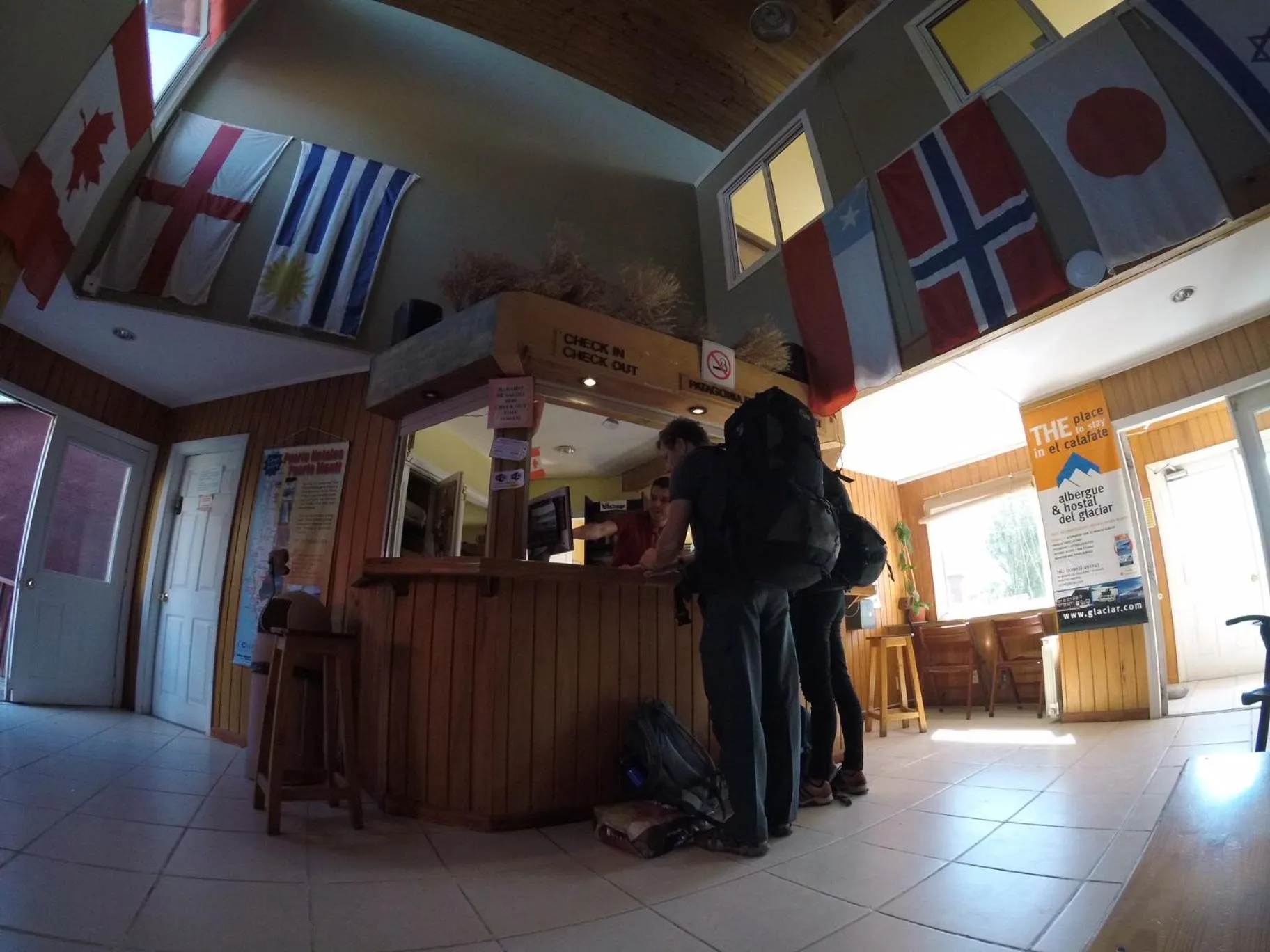 Lobby or reception in Hostel Los Pioneros