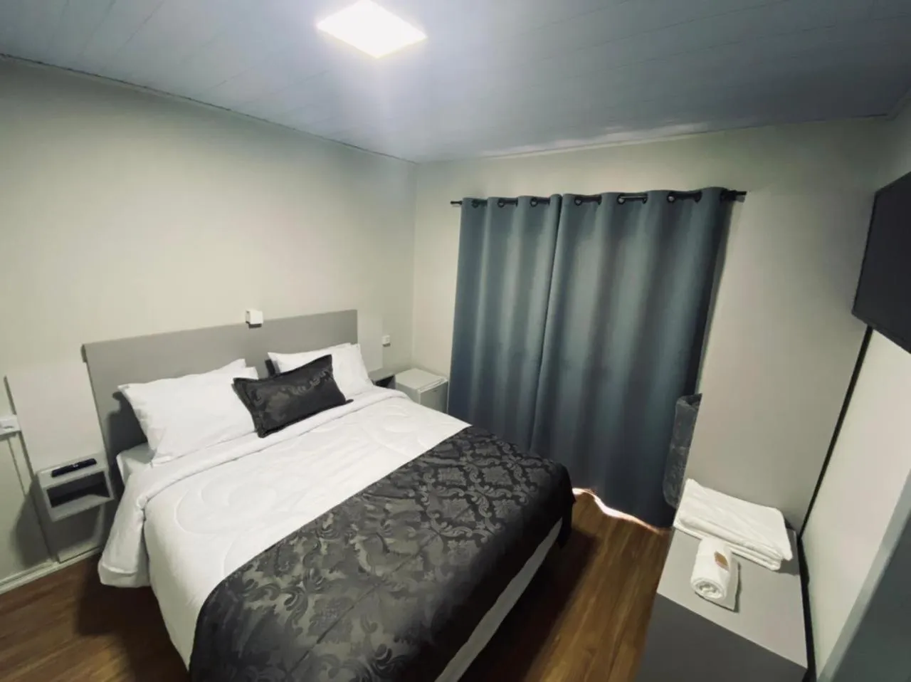 Bed in Pousada Paraíso da Serra