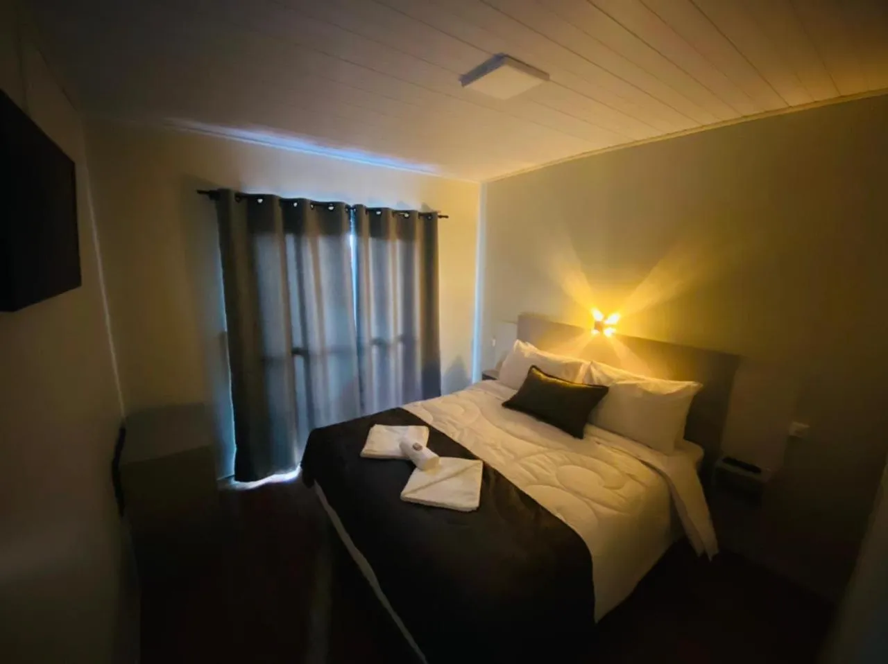 Bed in Pousada Paraíso da Serra