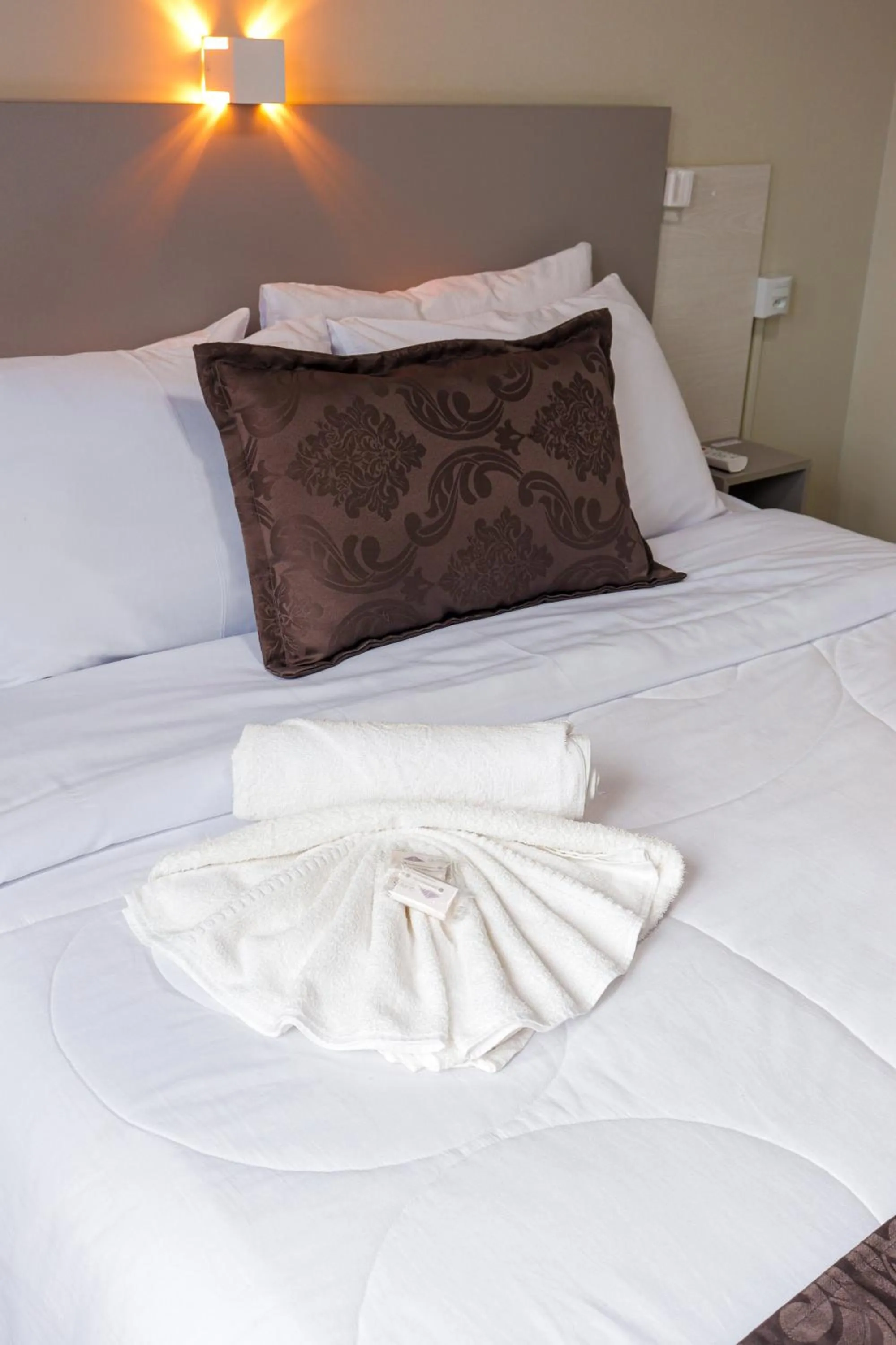 Bed in Pousada Paraíso da Serra