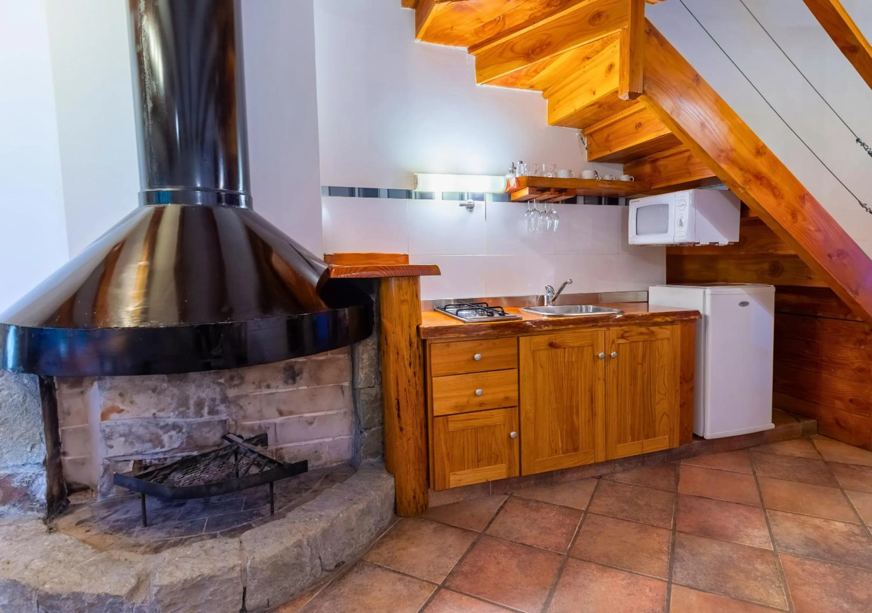 Kitchen or kitchenette in Costa Serena Aparts & Spa