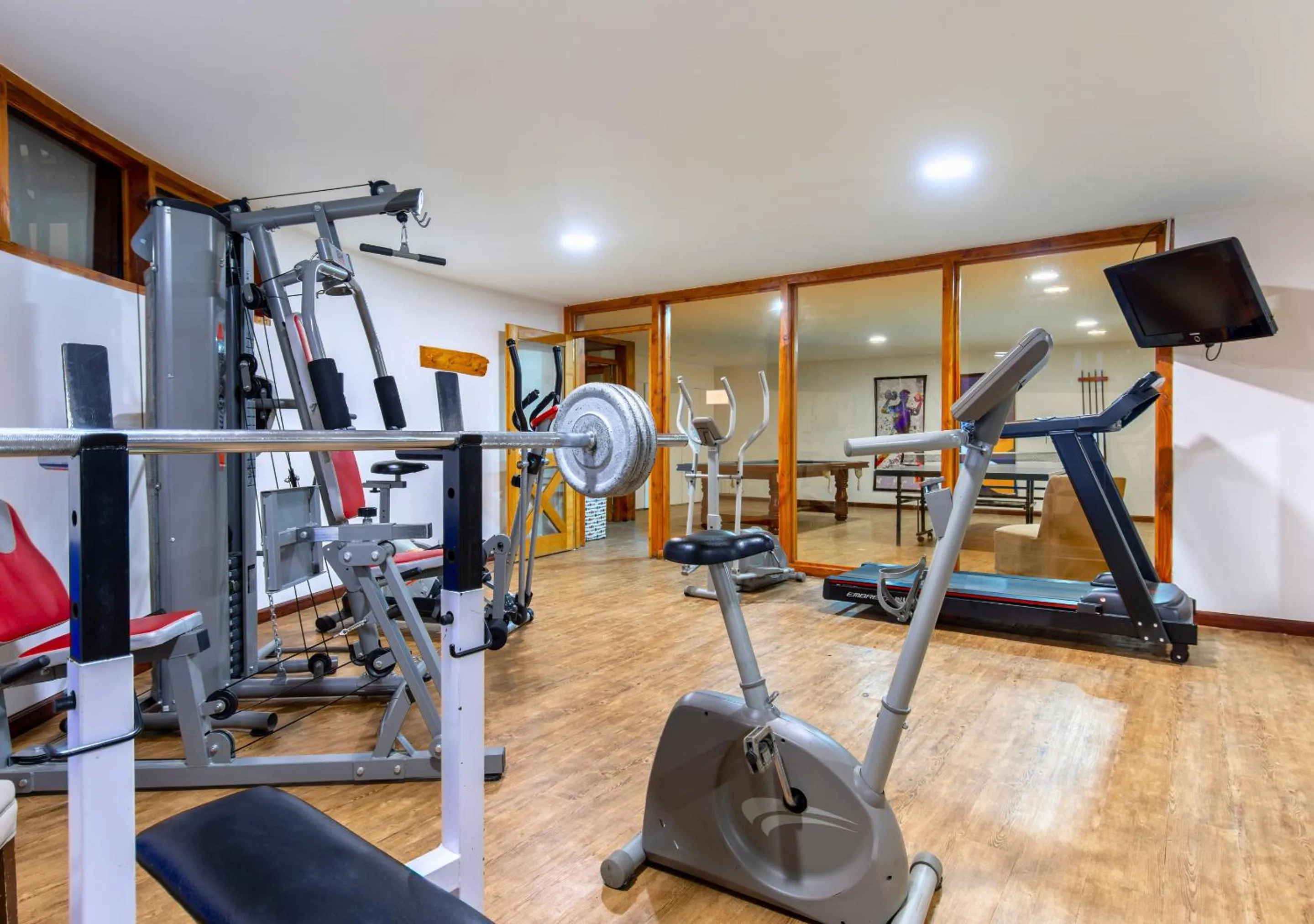 Fitness centre/facilities in Costa Serena Aparts & Spa