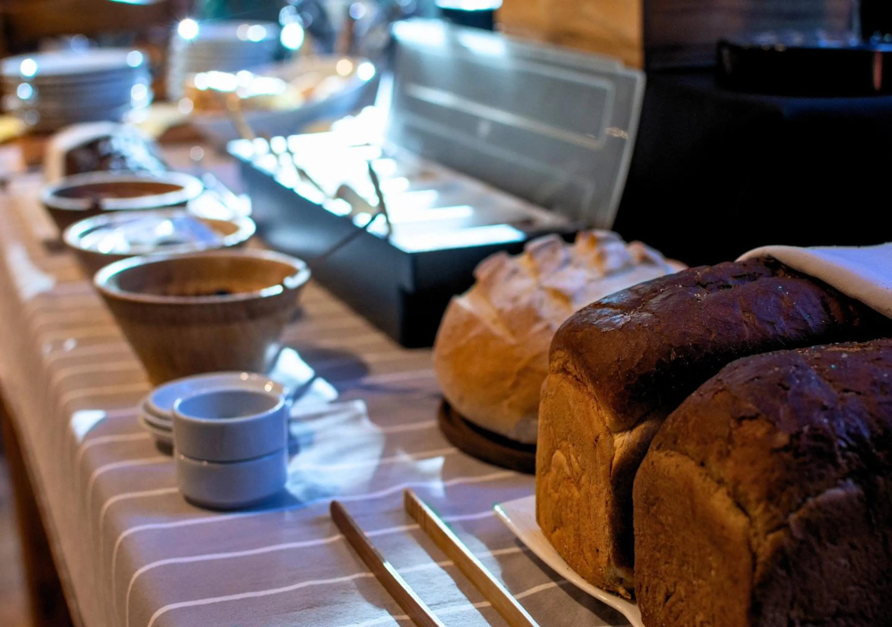 Buffet breakfast in Costa Serena Aparts & Spa
