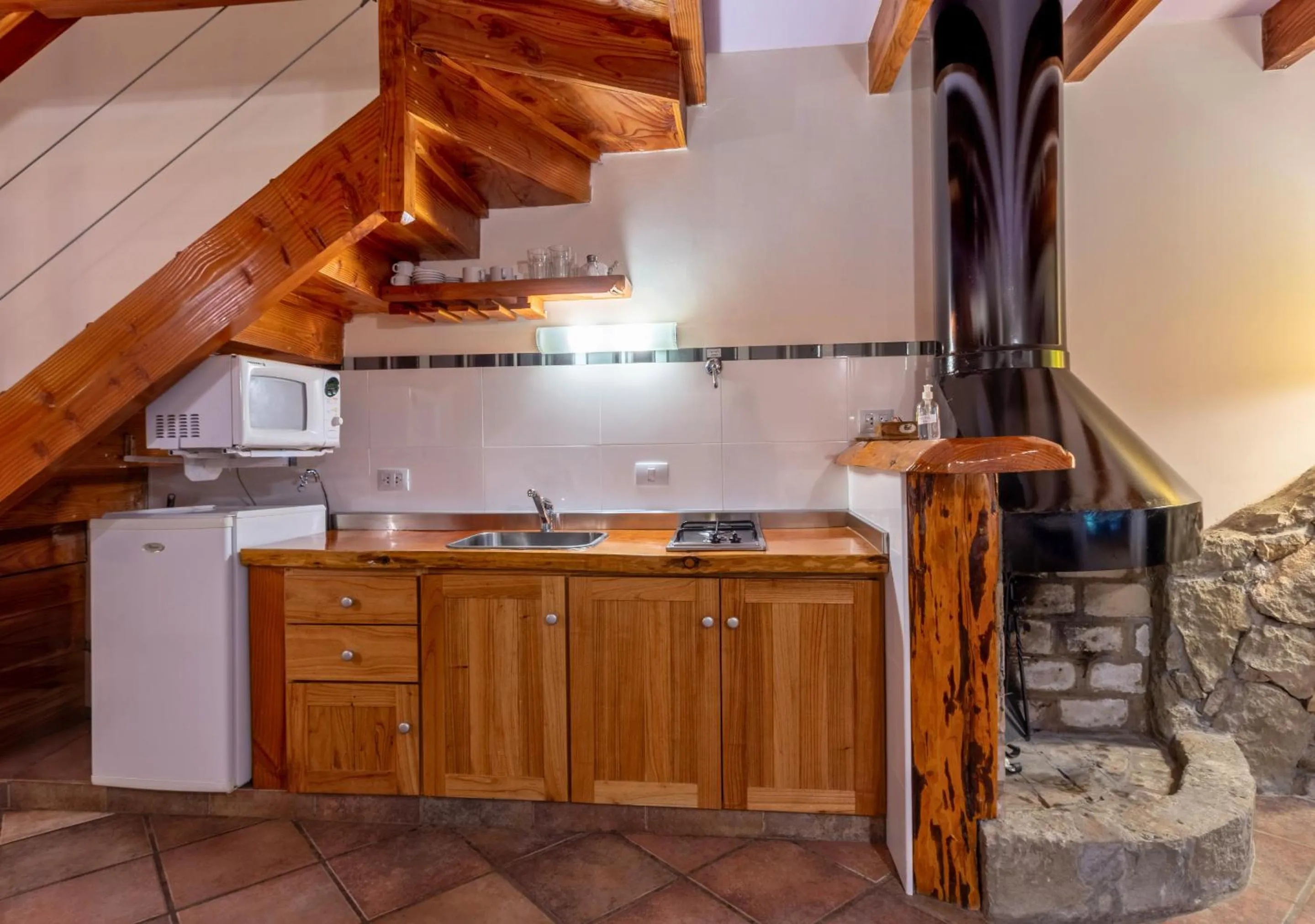 Kitchen or kitchenette in Costa Serena Aparts & Spa