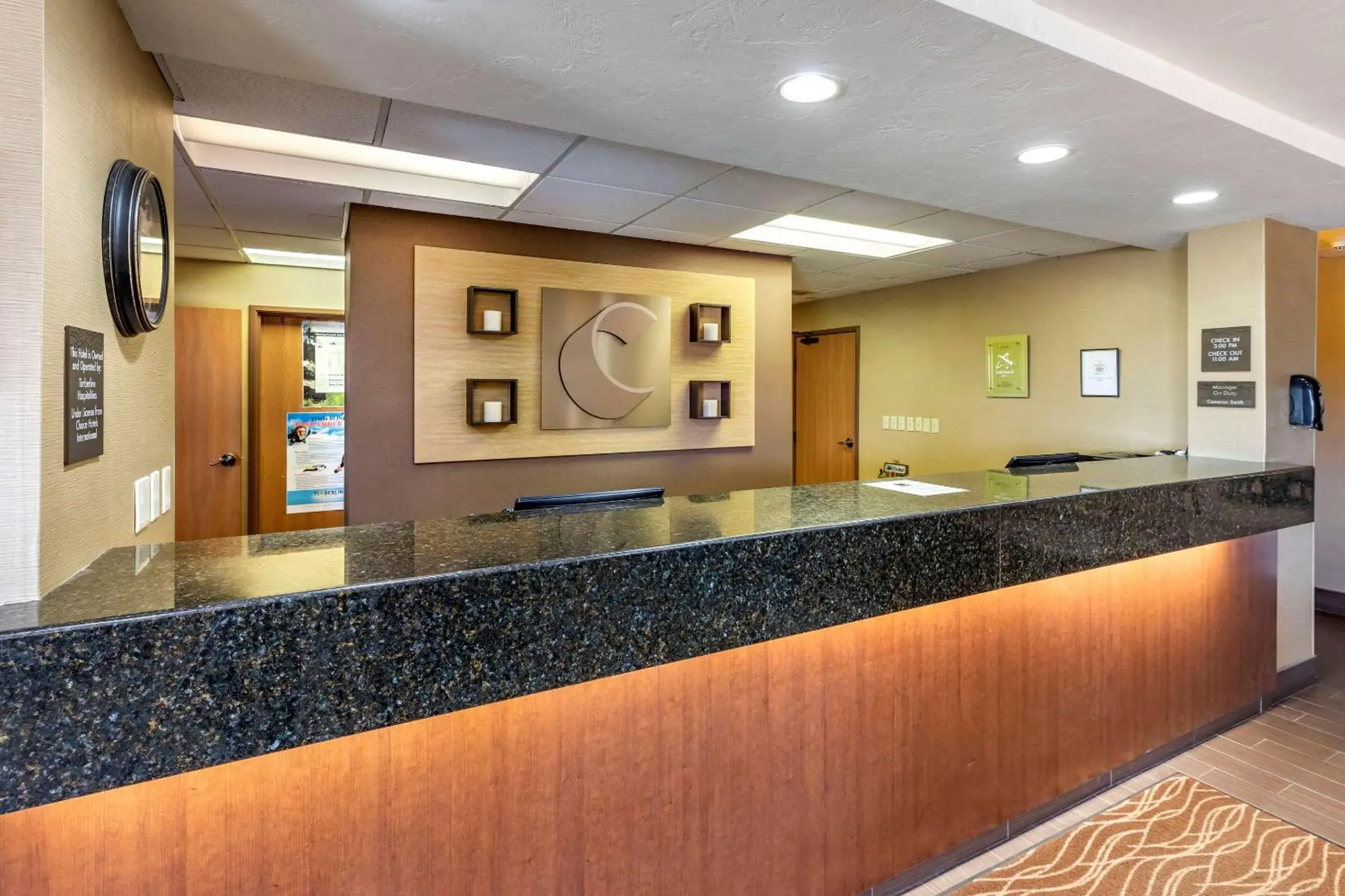 Lobby or reception in Comfort Inn Evansville-Casper Lobby or reception in Comfort Inn Evansville-Casper