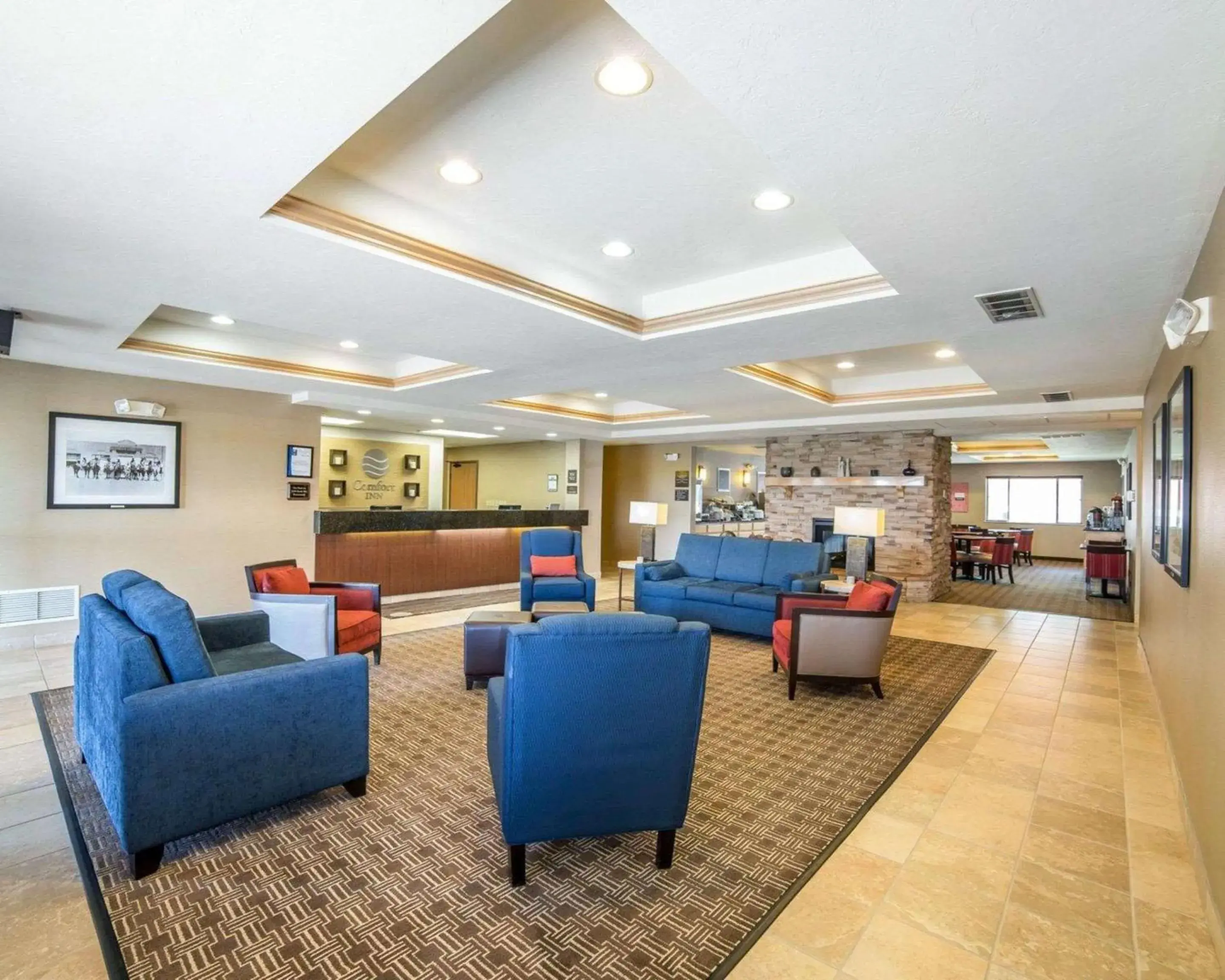 Lobby or reception in Comfort Inn Evansville-Casper Lobby or reception in Comfort Inn Evansville-Casper