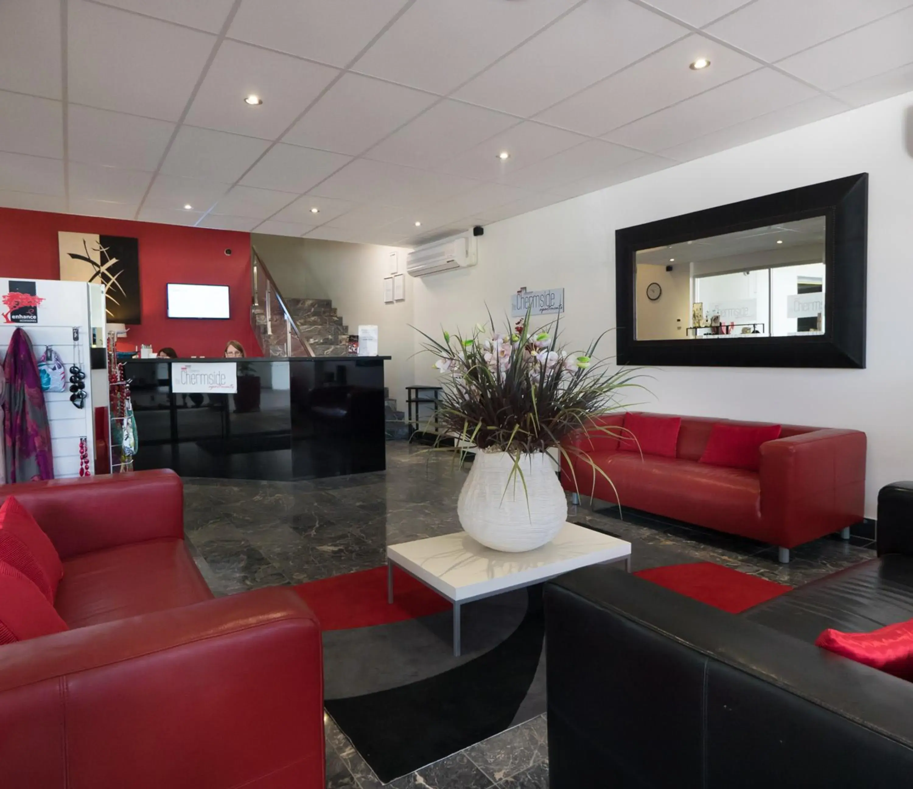 Lobby or reception in The Chermside Apartments Lobby or reception in The Chermside Apartments