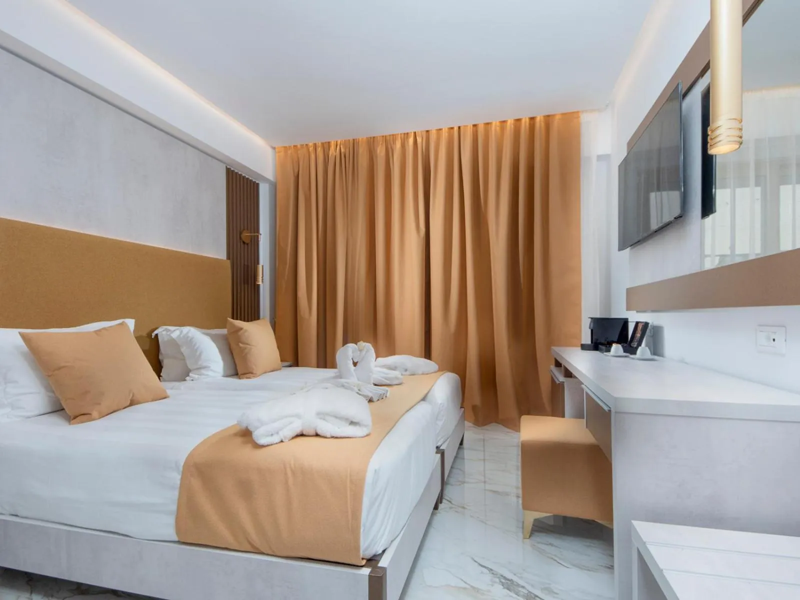 Bedroom, Bed in Rhodos Horizon Boutique-Adults only