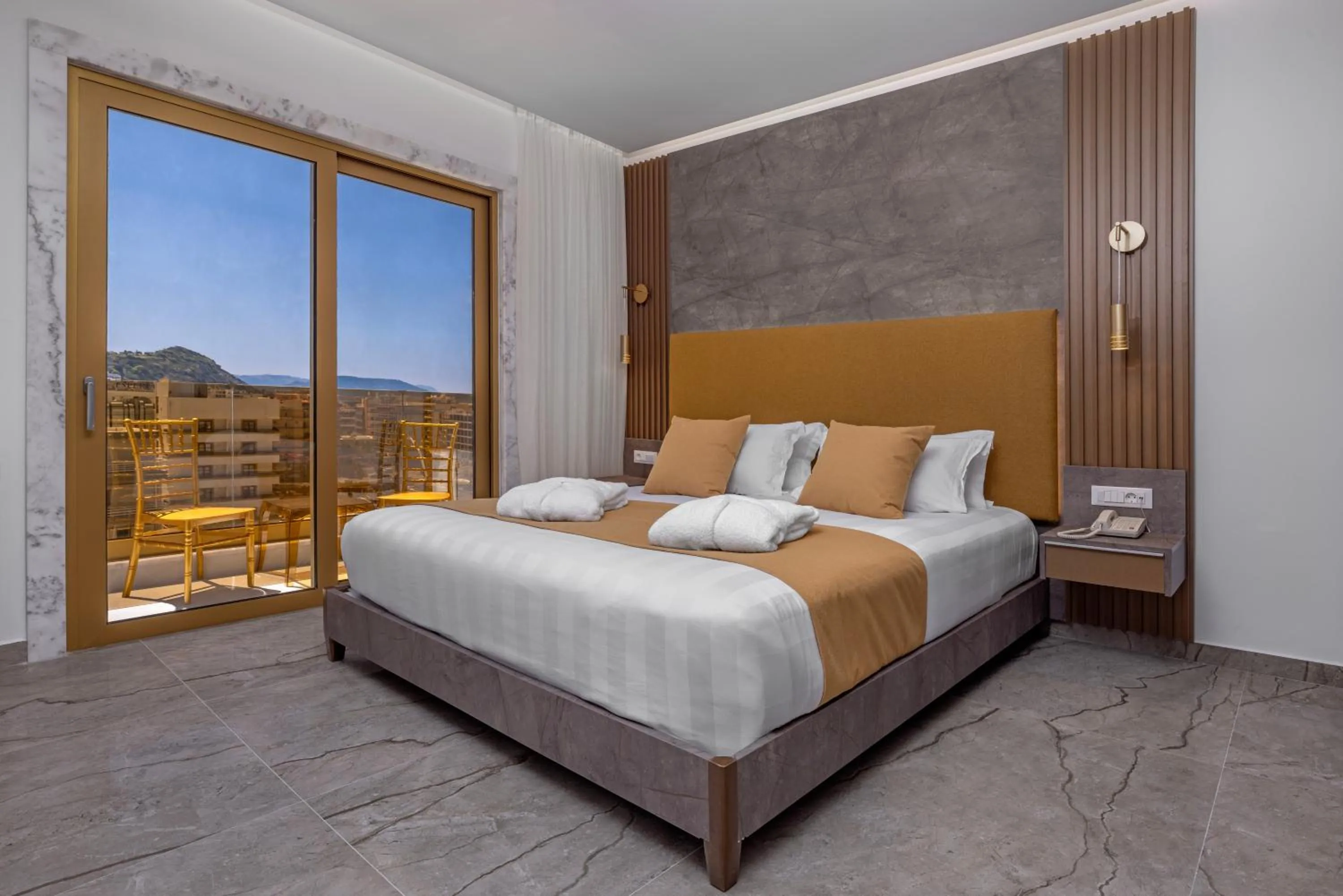 Bedroom, Bed in Rhodos Horizon Boutique-Adults only