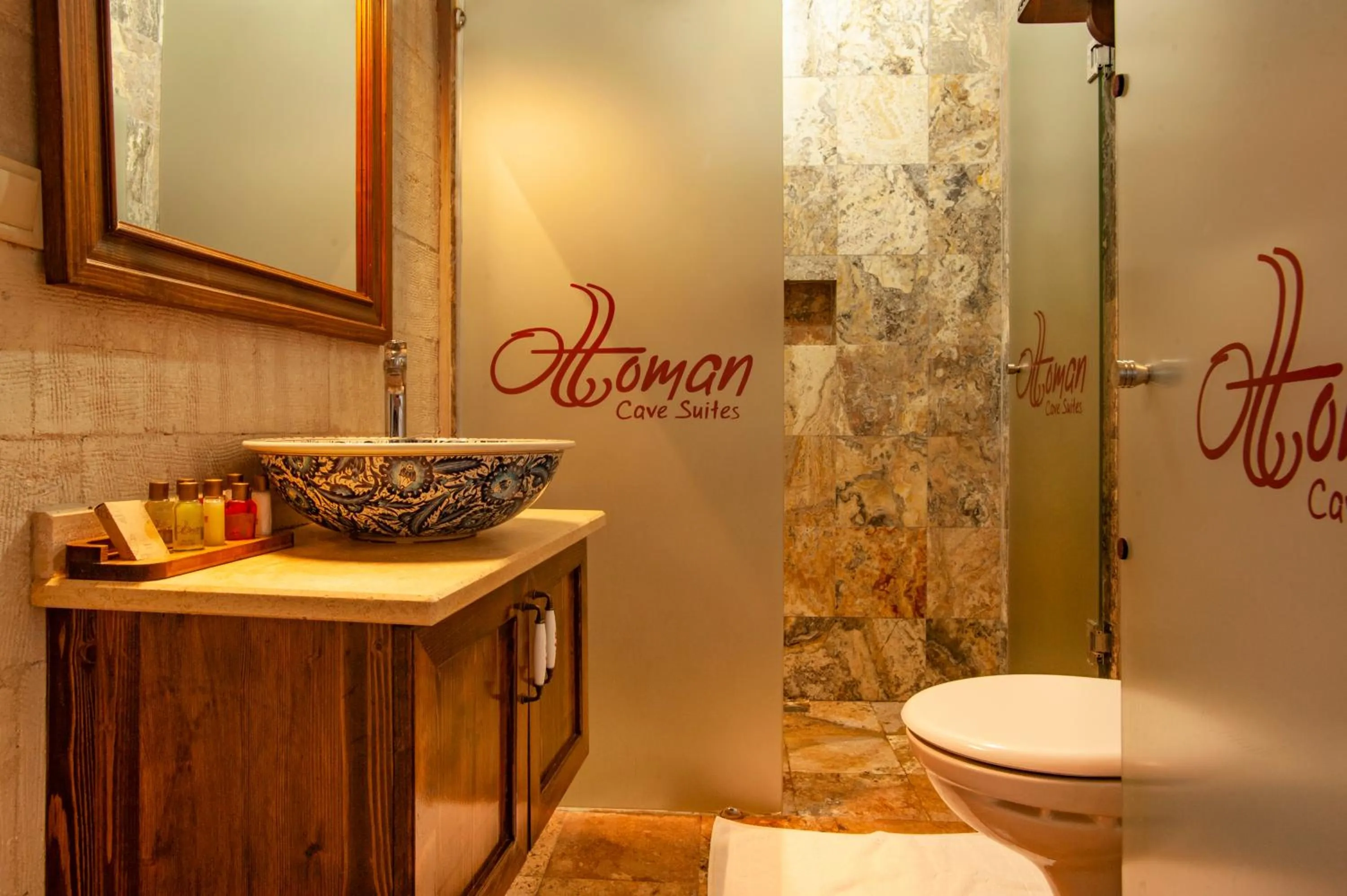 Bathroom in Ottoman Cave Suites