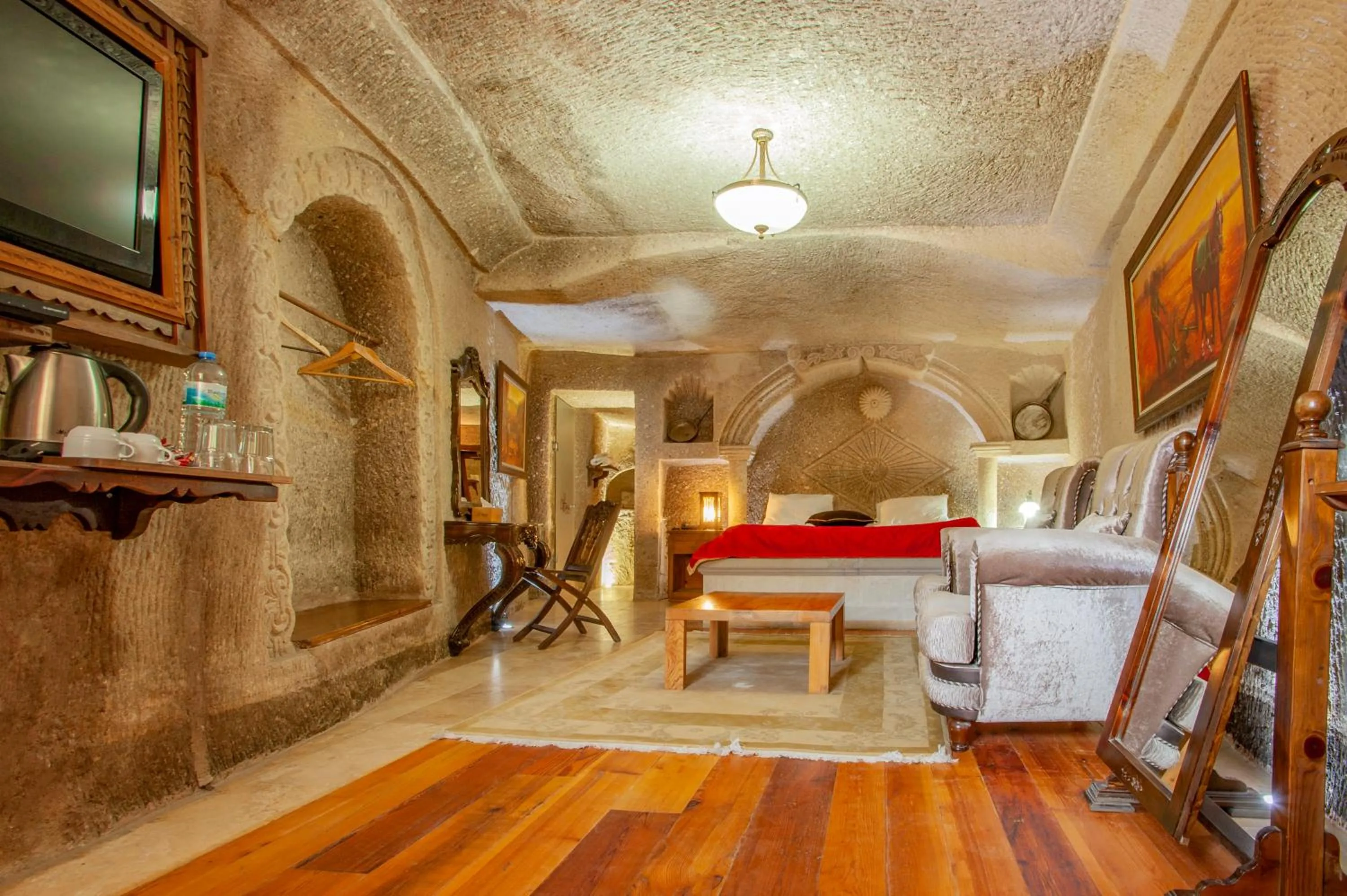 Bedroom in Ottoman Cave Suites