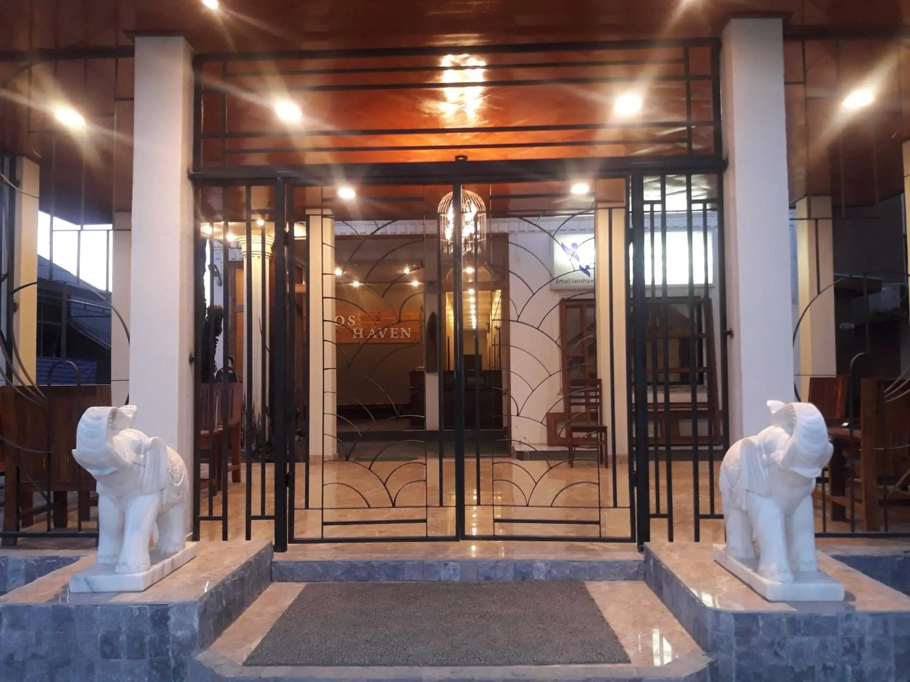 Facade/entrance in Laos Haven Hotel Facade/entrance in Laos Haven Hotel