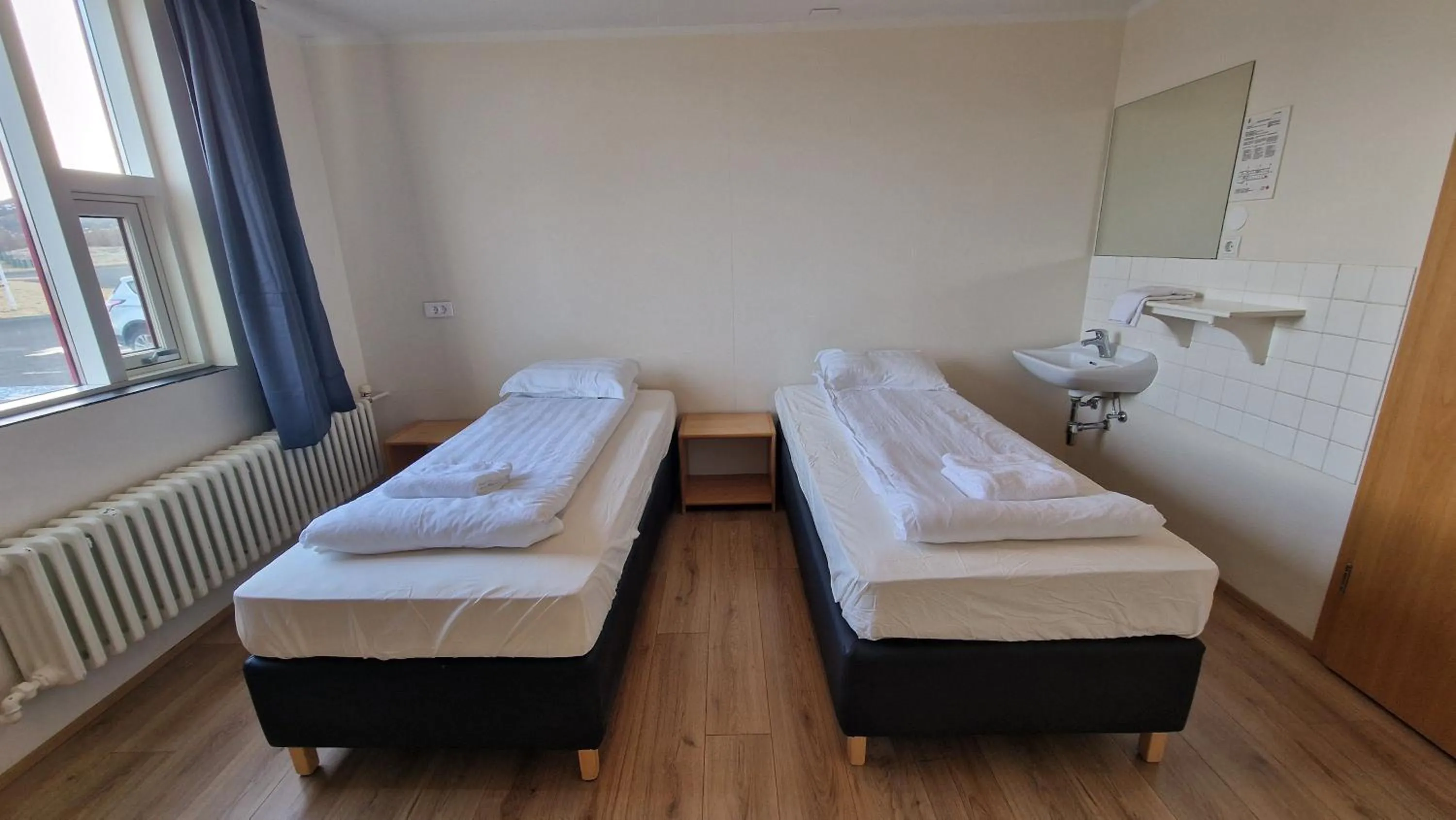 Double or Twin Room with Shared Bathroom in Hunavellir Guesthouse